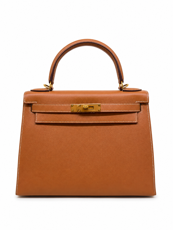 Hermès Kelly 20 Desordre Sellier Craie — Epsom, Gold, 2023
