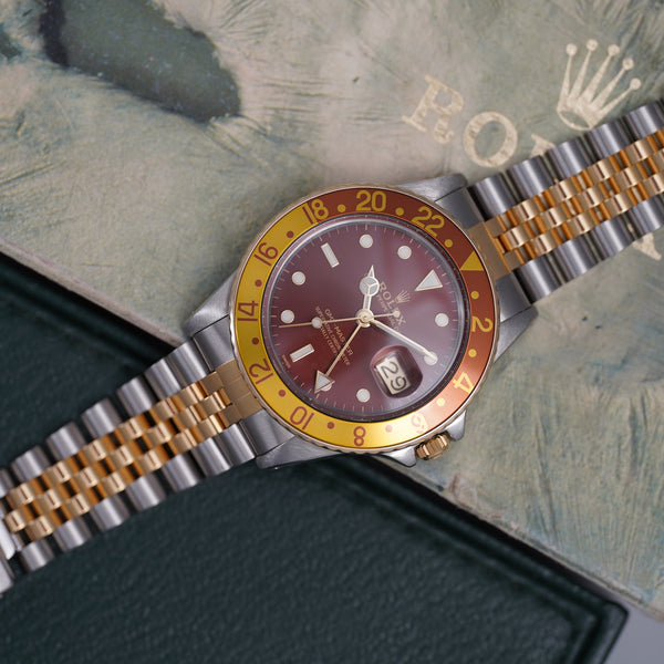 Rolex GMT-Master 16753 Tiger Eye Dial Two-Tone