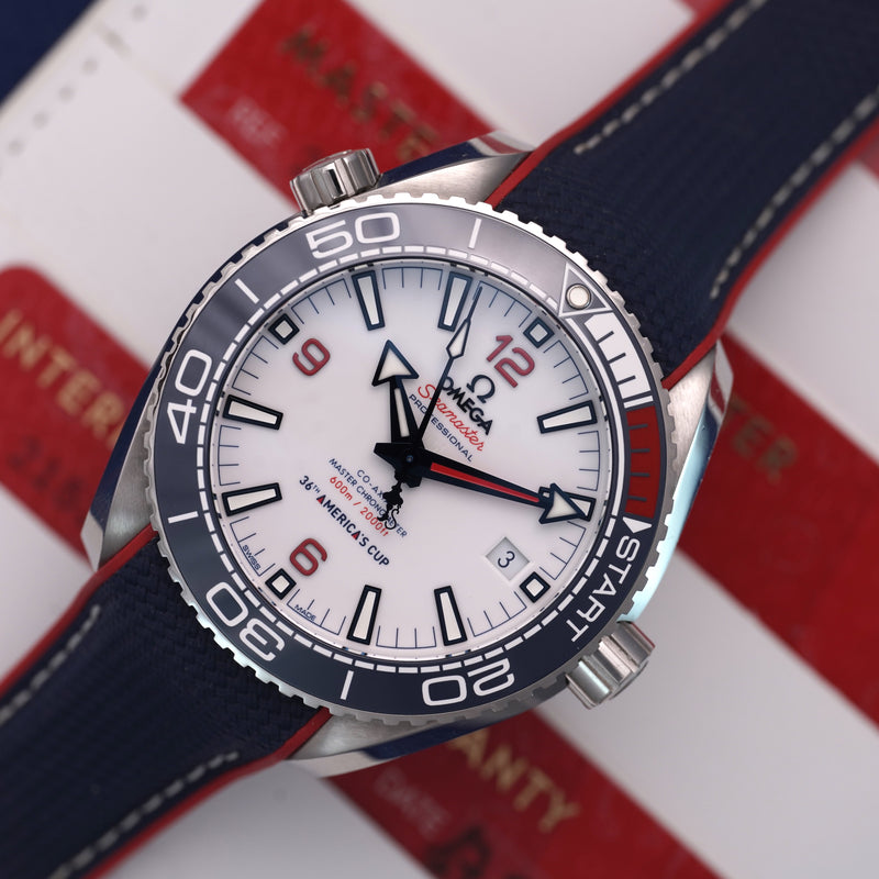 Omega Seamaster Planet Ocean – 36th America’s Cup – Ref. 215.32.43.21.04.001 (2020)