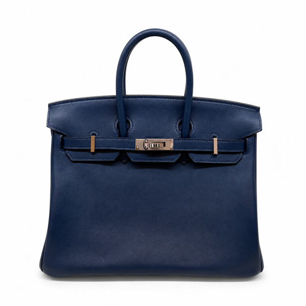 Hermès Birkin 25 Swift Bleu Saphir — Hardware Palladio