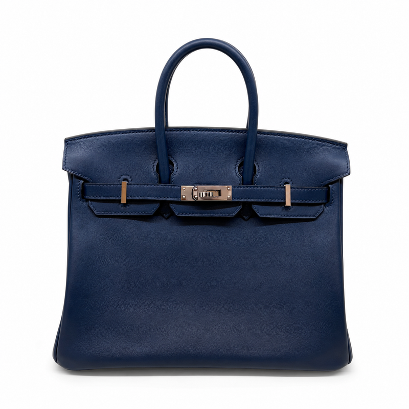 Hermès Birkin 25 Swift Bleu Saphir — Hardware Palladio