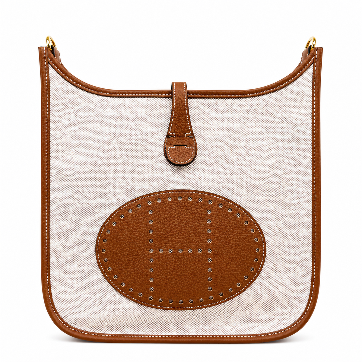 EVELYNE 28 BAG IN CANVAS AND TAURILLON CLEMENCE — 4