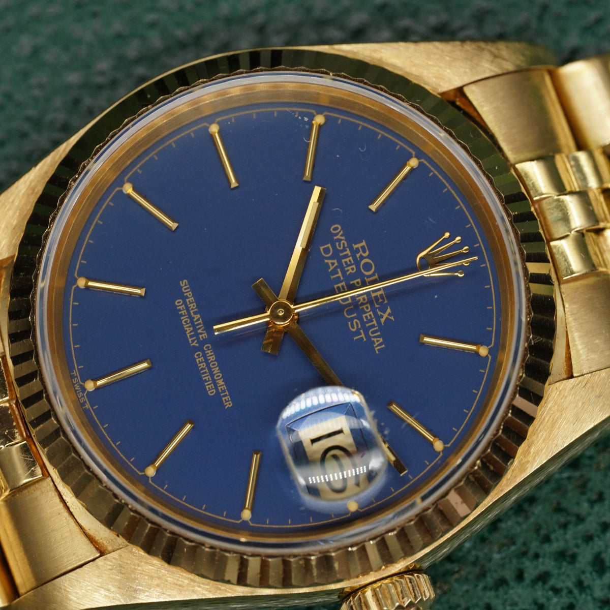 Rolex Datejust 36 Yellow Gold – Ref. 16018 (circa 1986) — 11