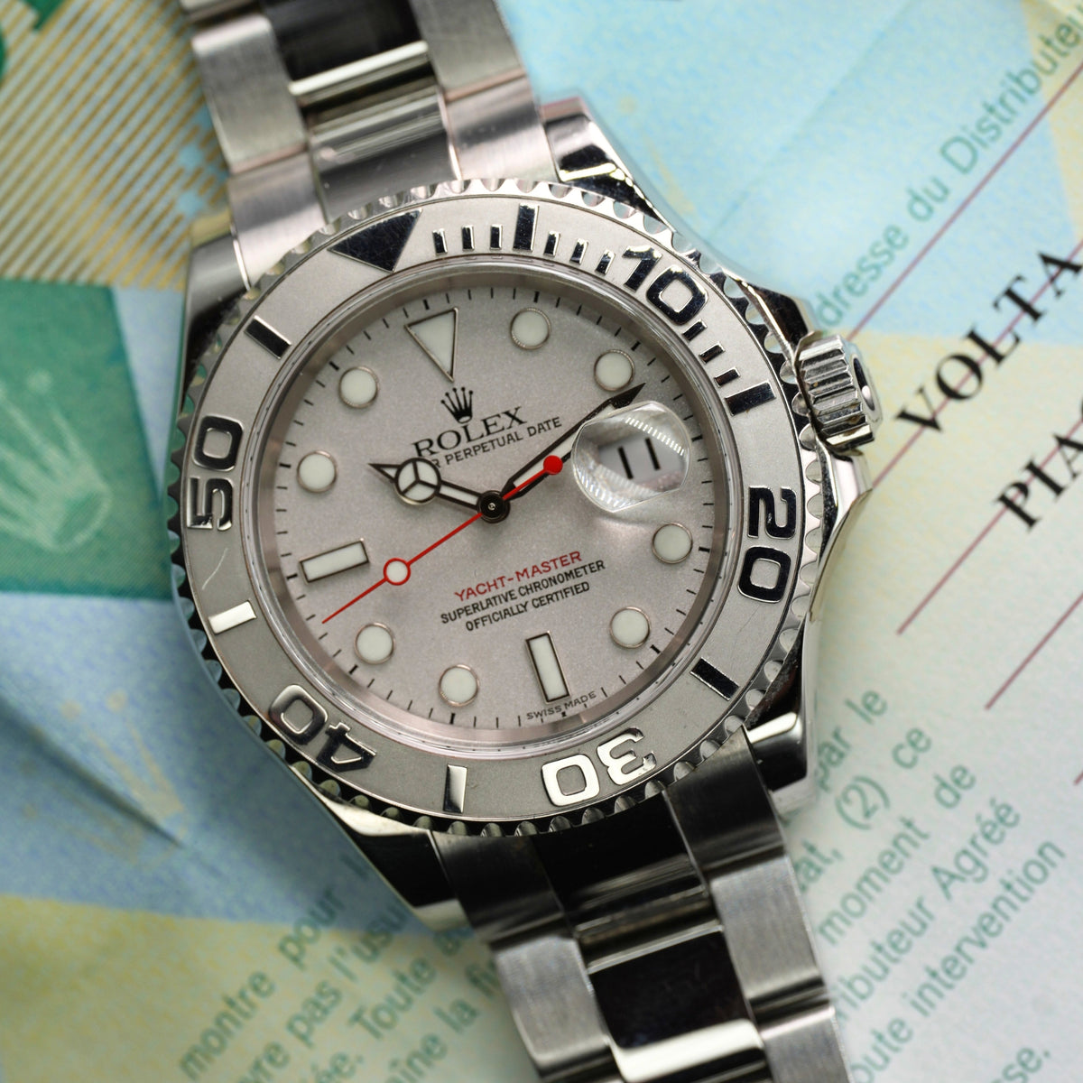 Rolex Yacht-Master Platinum Bezel – Ref. 16622 (2005) — 2