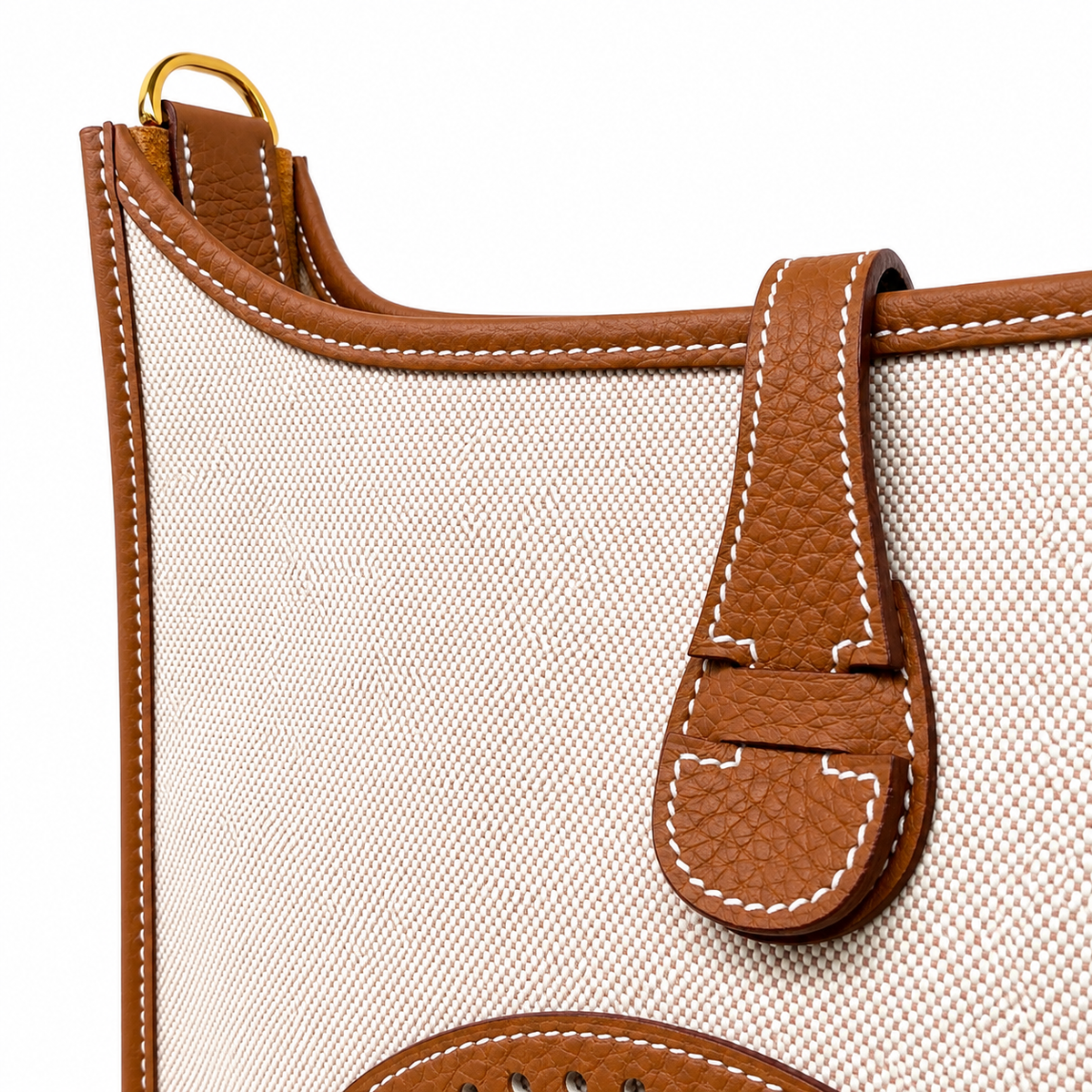 EVELYNE 28 BAG IN CANVAS AND TAURILLON CLEMENCE — 6
