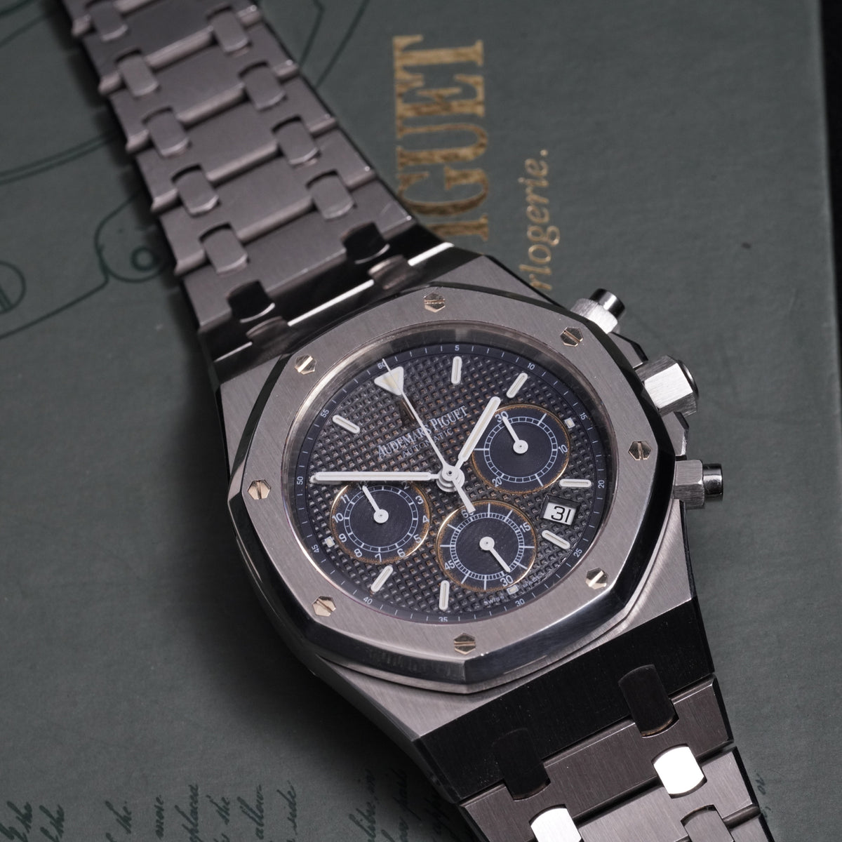 Audemars Piguet Royal Oak Chronograph – Ref. 25860ST – Blue Dial (1998) — 5