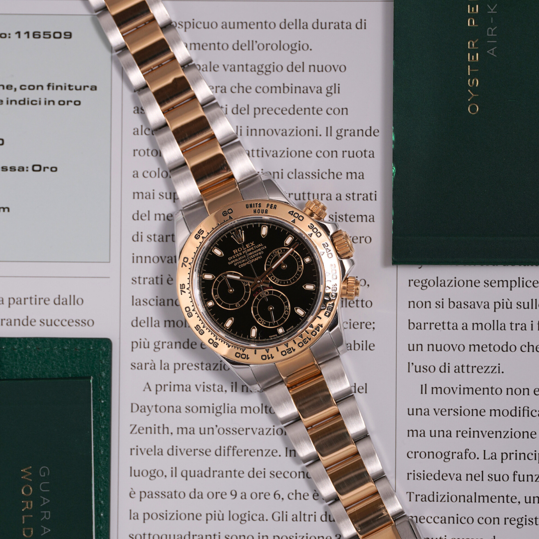 Rolex Daytona Steel & Gold Black Dial – Ref. 116503 (2017) — 8