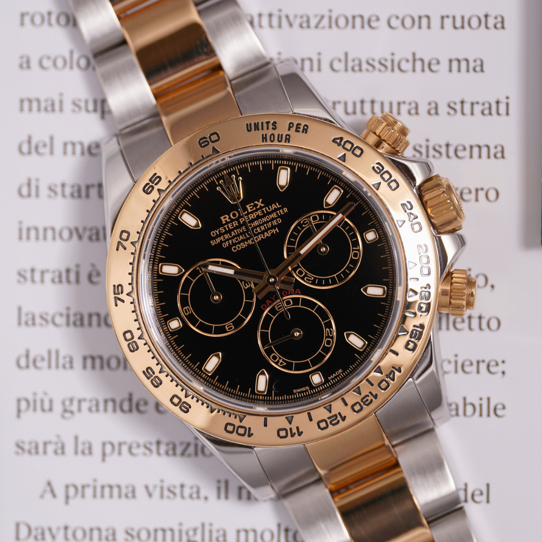 Rolex Daytona Steel & Gold Black Dial – Ref. 116503 (2017)