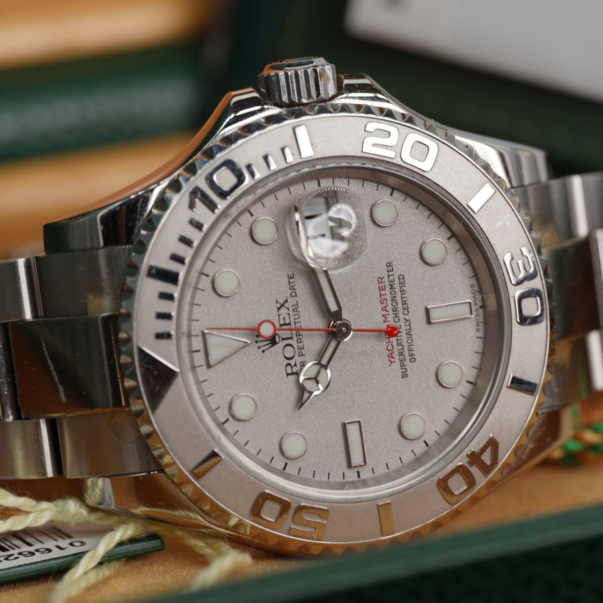 🕰 Rolex Yacht-Master Platinum Bezel – Ref. 16622 (2005)