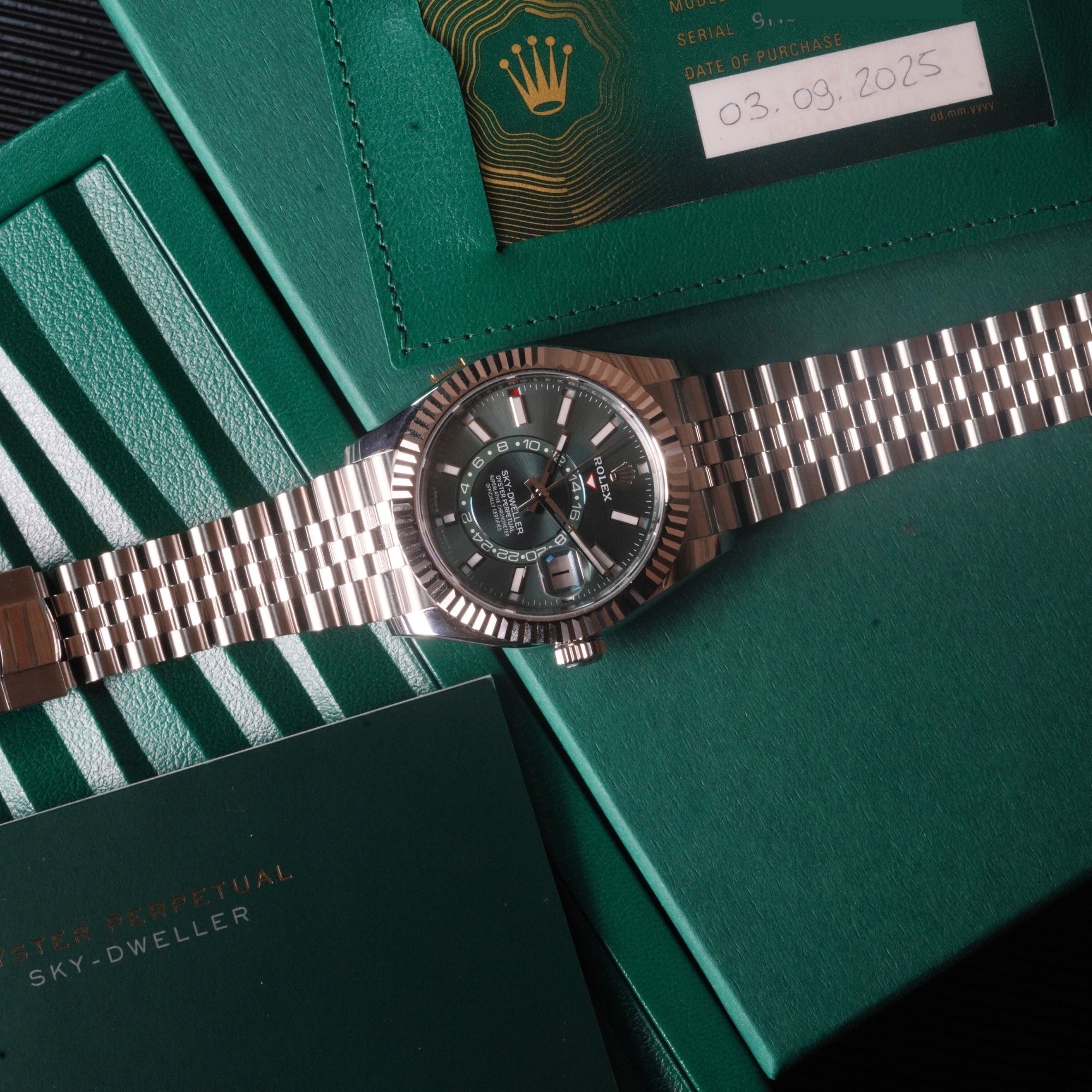 🕰 Rolex Sky-Dweller “Mint Green” – Ref. 336934 (2025)