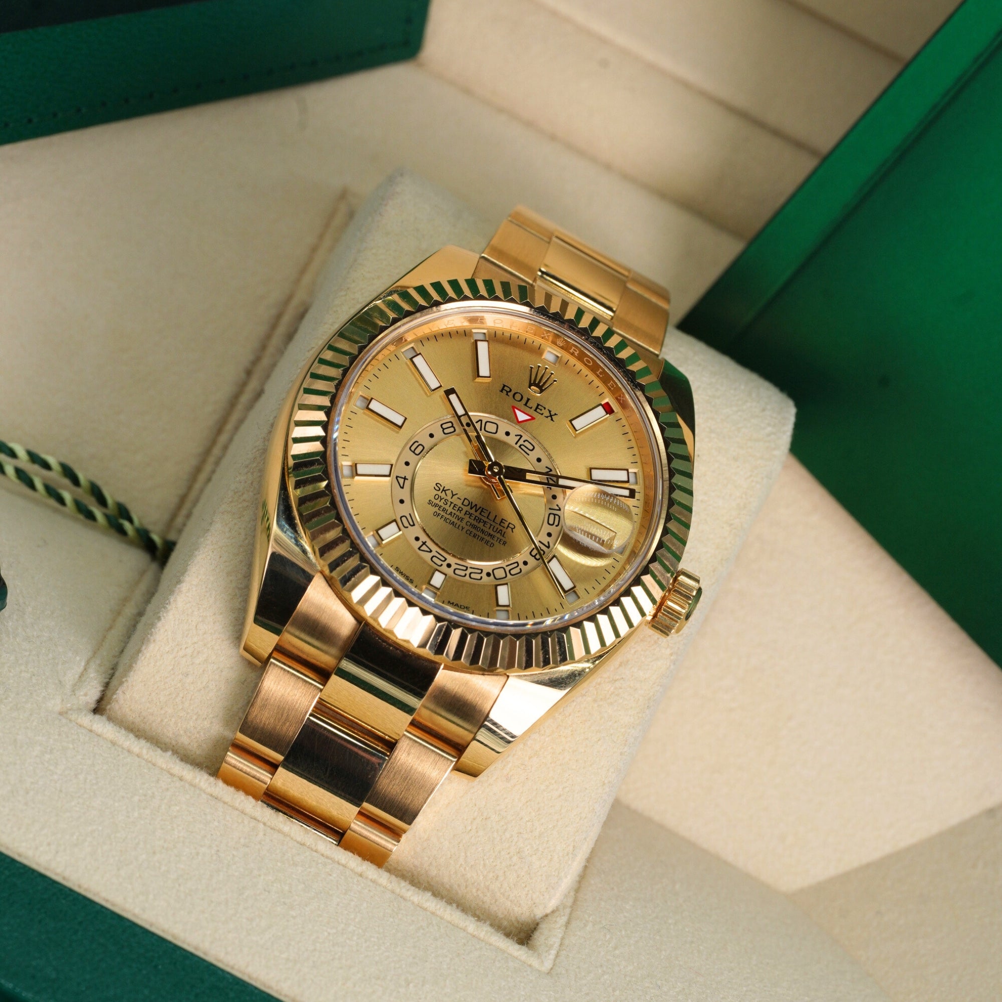 🕰 Rolex Sky-Dweller Yellow Gold – Ref. 326938 (2021)