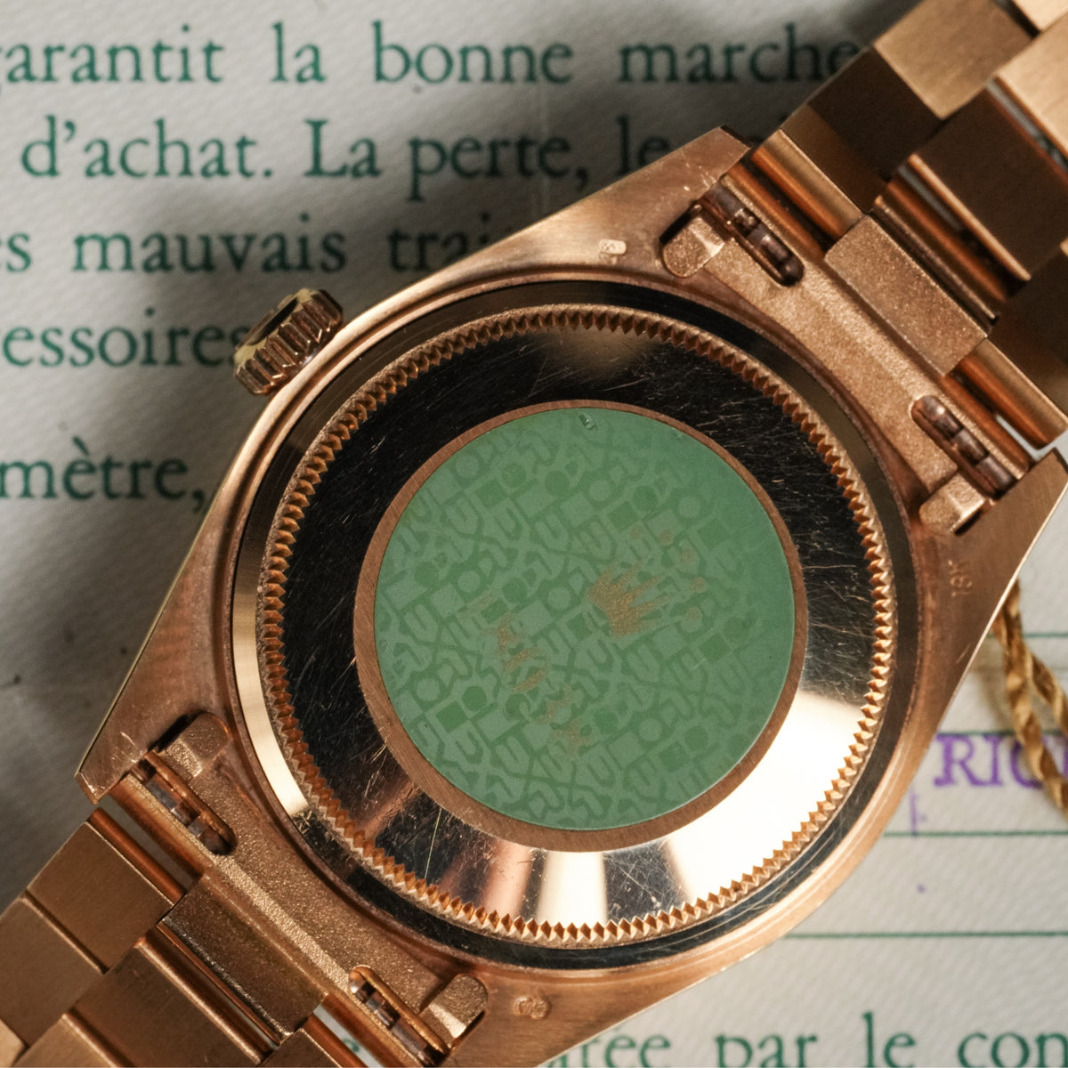 Rolex Day-Date “Stella Red & Sapphire” – Ref. 18038 (1987) — 8