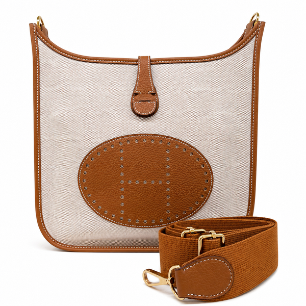 EVELYNE 28 BAG IN CANVAS AND TAURILLON CLEMENCE