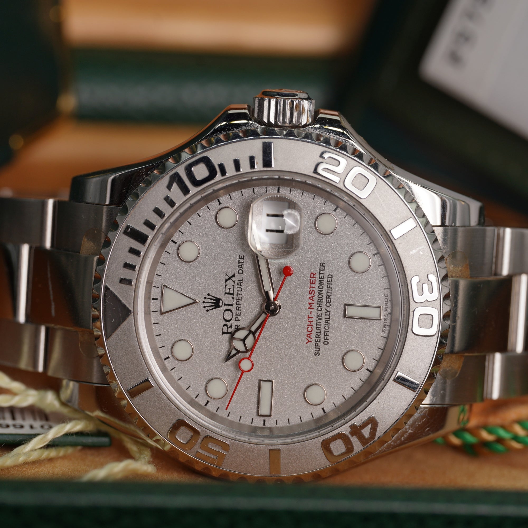 🕰 Rolex Yacht-Master Platinum Bezel – Ref. 16622 (2005)