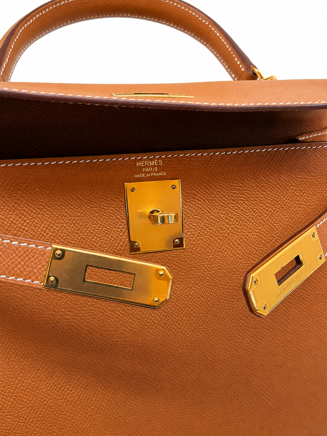 Kelly 28 Sellier Epsom Gold — 2