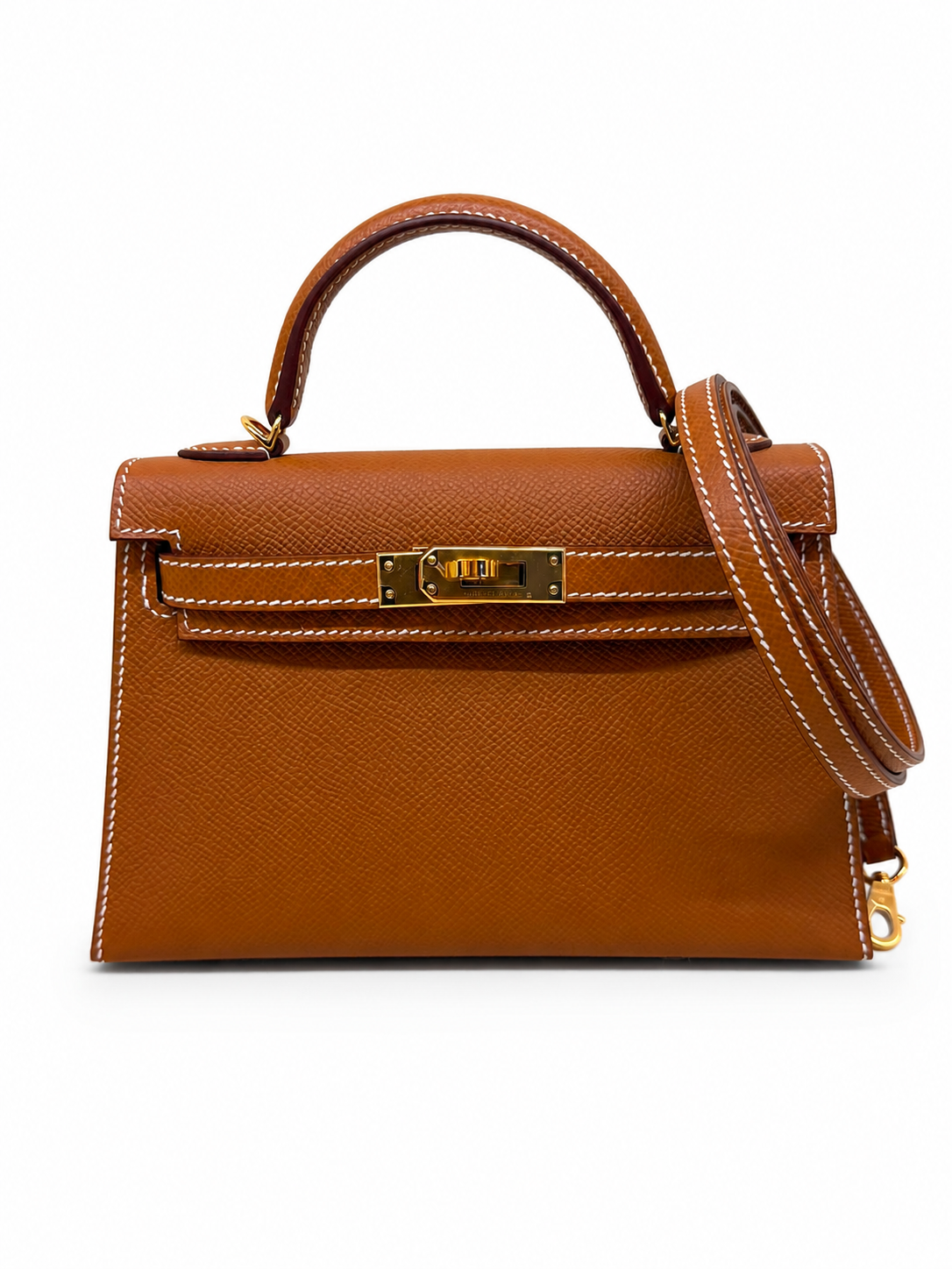 Hermès Kelly 20 Desordre Sellier Craie — Epsom, Gold, 2023 — 5