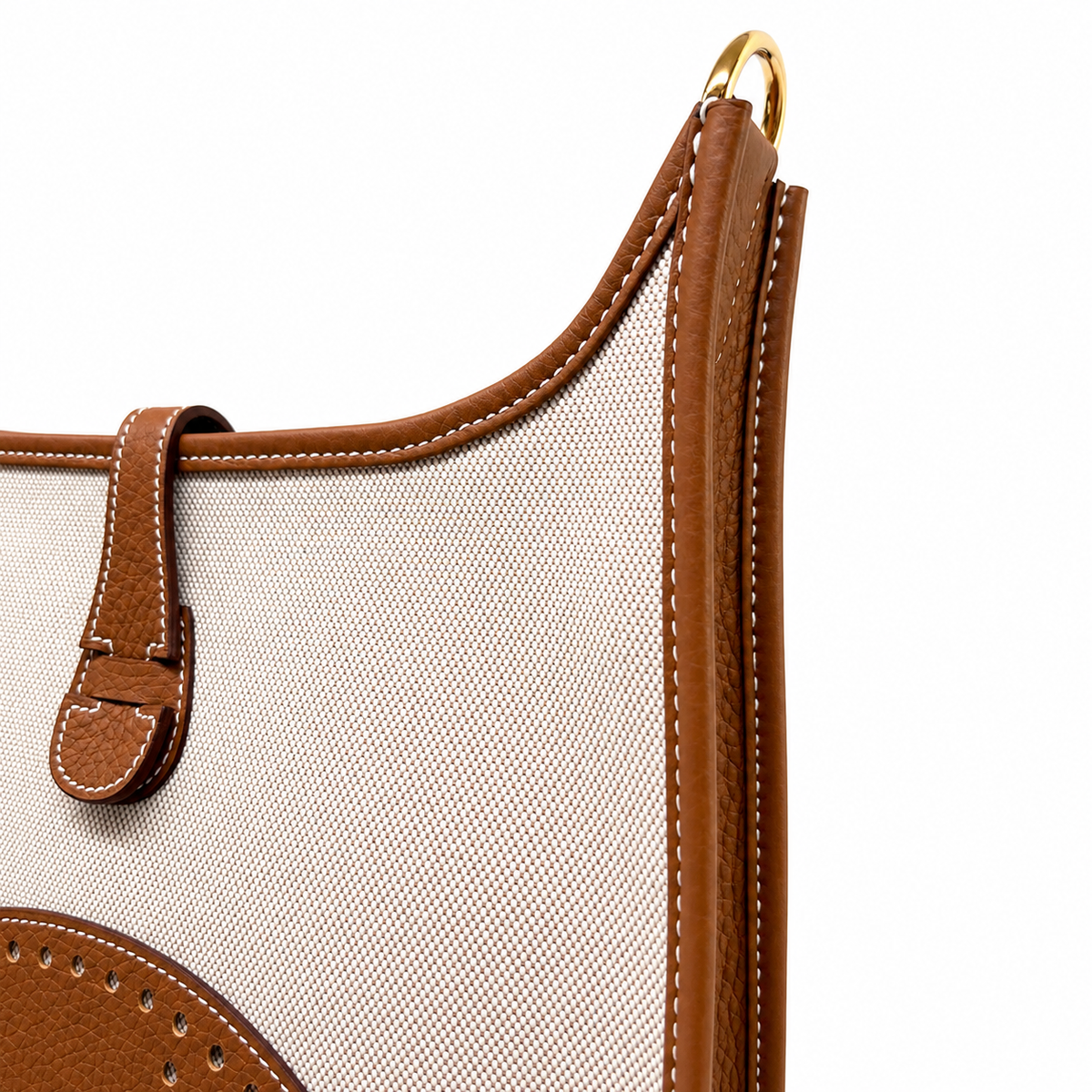 EVELYNE 28 BAG IN CANVAS AND TAURILLON CLEMENCE — 3
