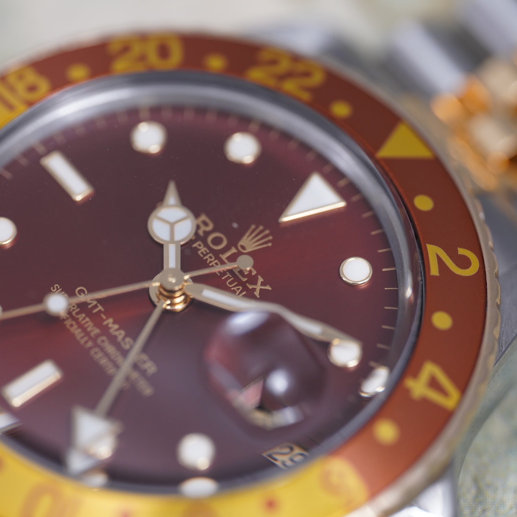 Rolex GMT-Master 16753 Tiger Eye Dial Two-Tone
