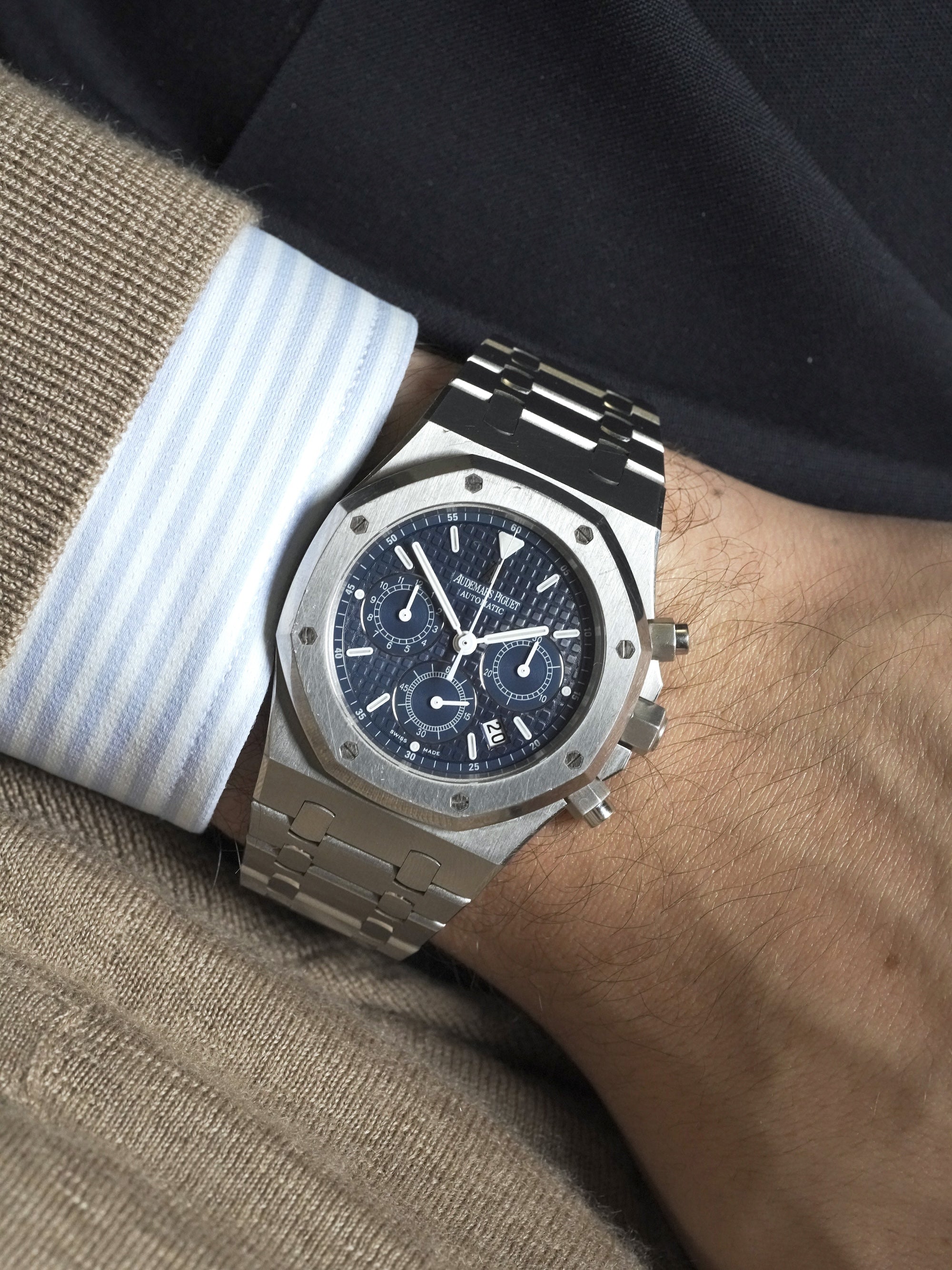 Audemars Piguet Royal Oak Chronograph 26300ST Blue Dial Full Set 2009