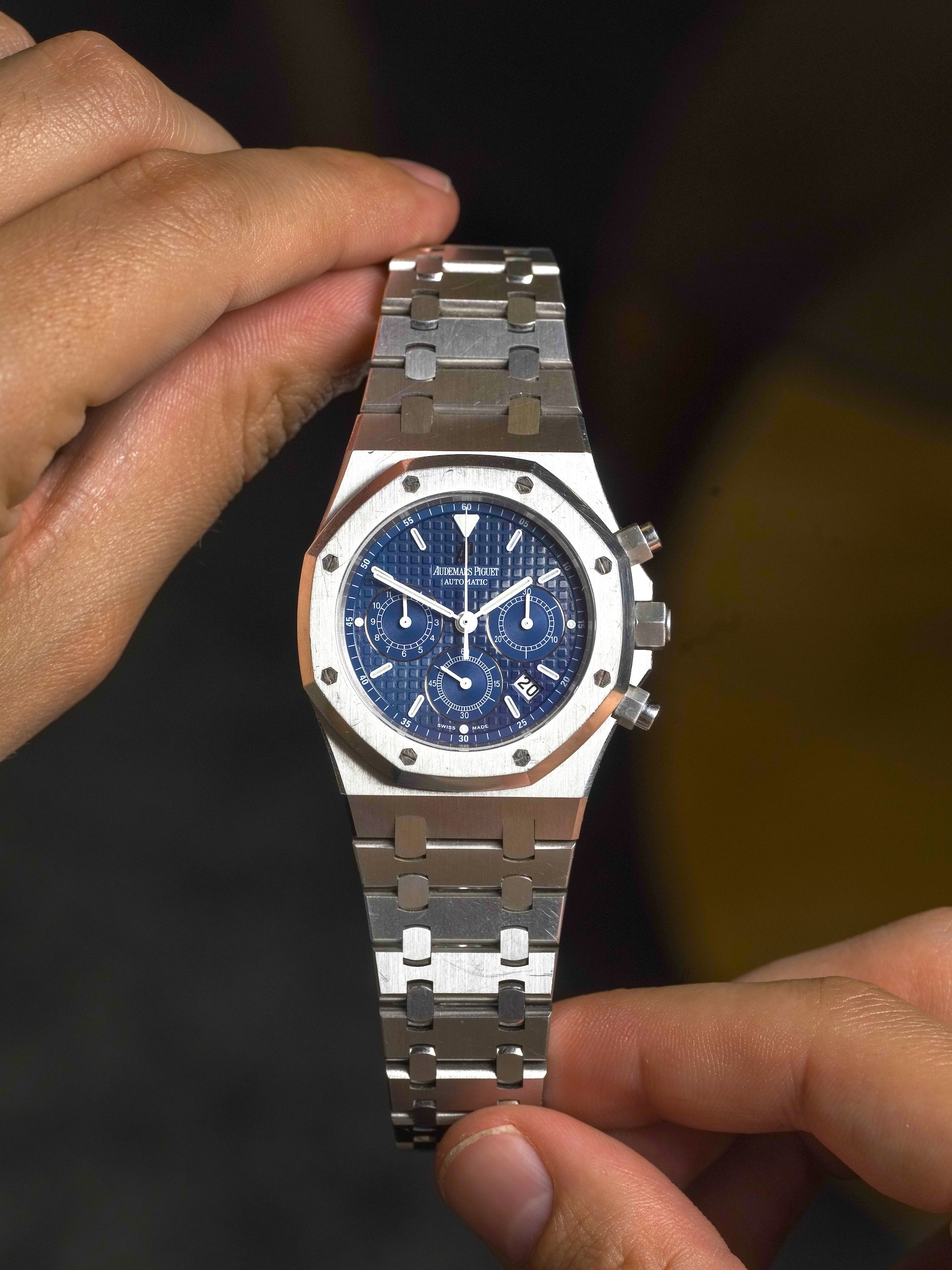 Audemars Piguet Royal Oak Chronograph 26300ST Blue Dial Full Set 2009