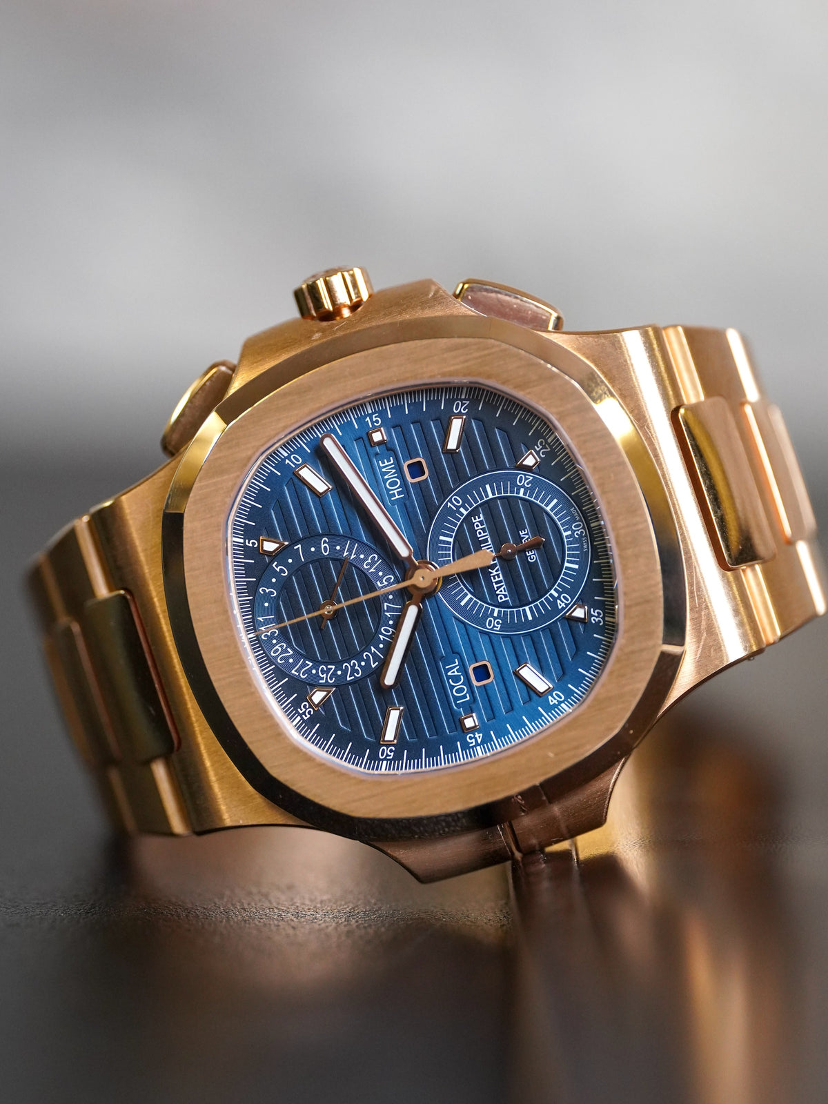 Patek Philippe Nautilus 5990/1R-001 Rose Gold Blue Dial Full Set 2021 — 6