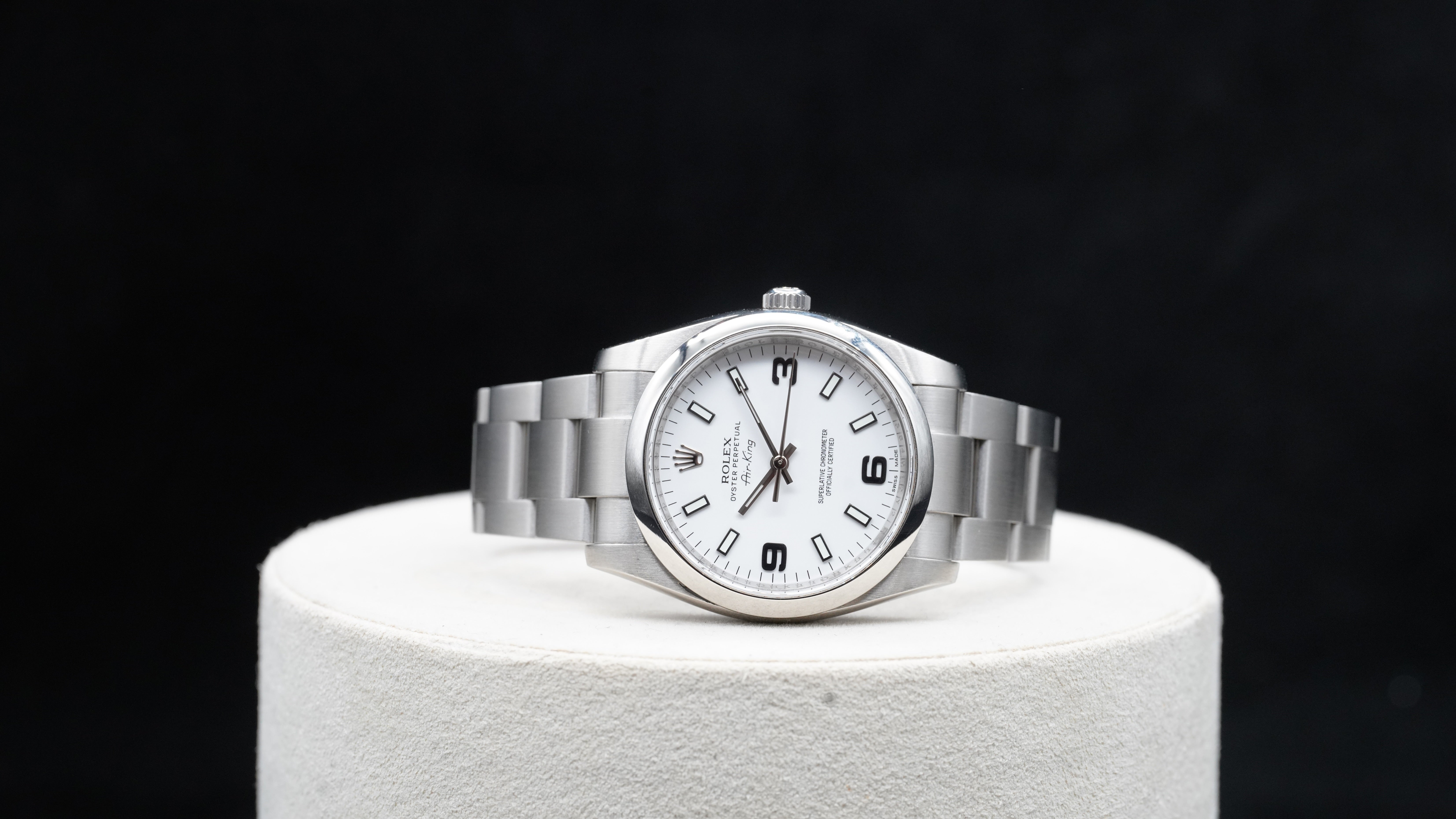 Rolex Air-King – Reference 114200 White Dial