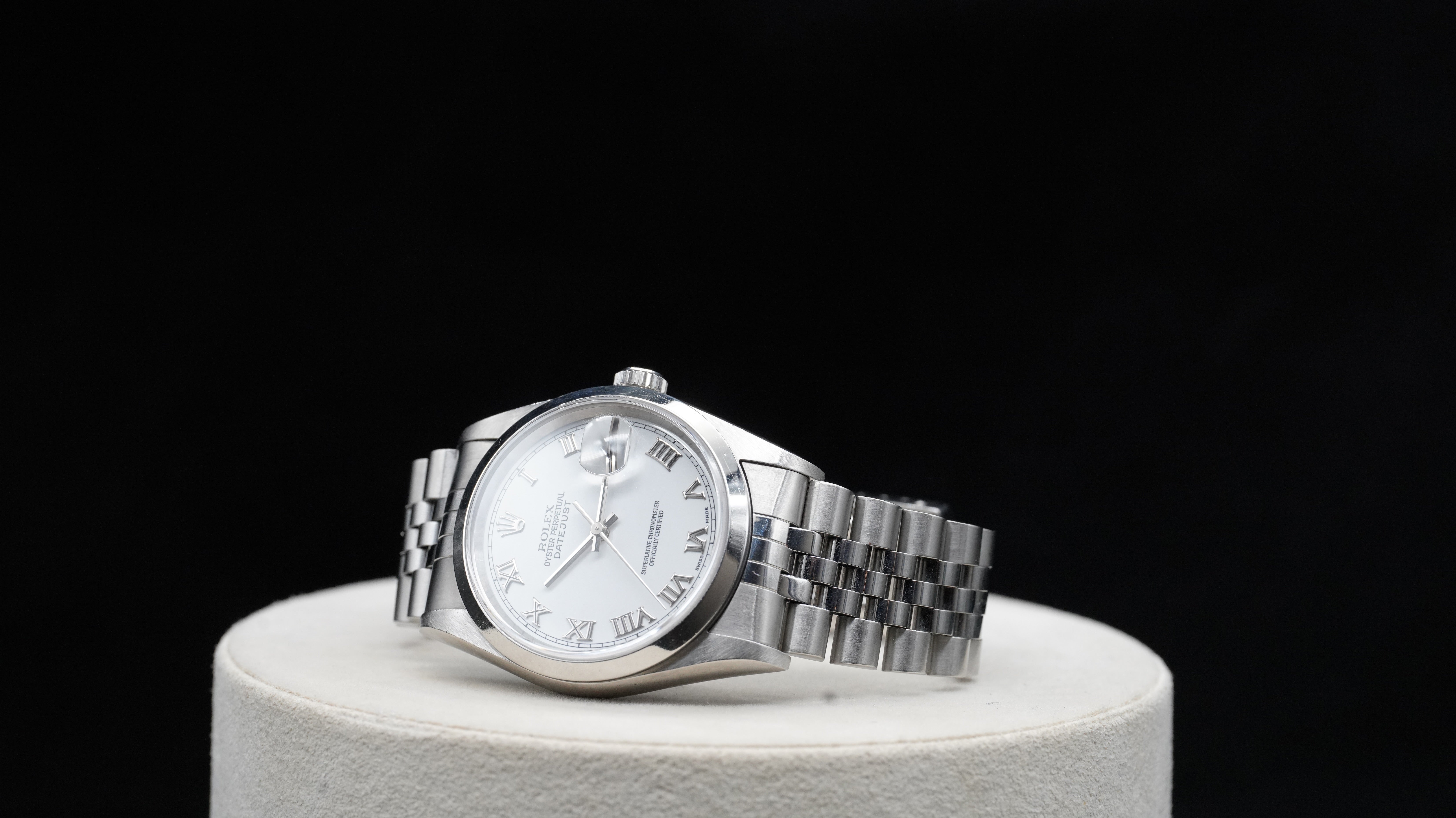 Rolex Datejust – Reference 16200 White Roman Dial