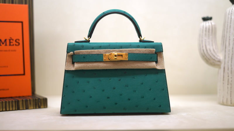 Hermès Kelly 20 Mini Ostrich