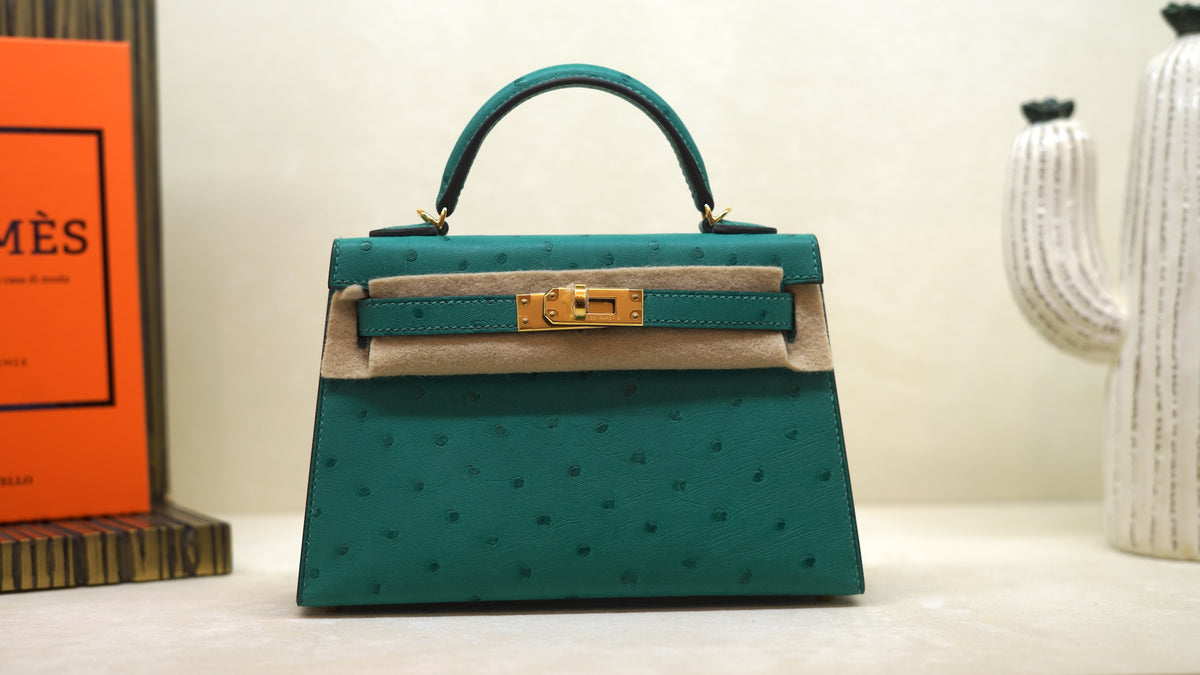 Hermès Kelly 20 Mini Ostrich — 7