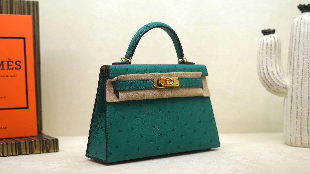 Hermès Kelly 20 Mini Ostrich — 8