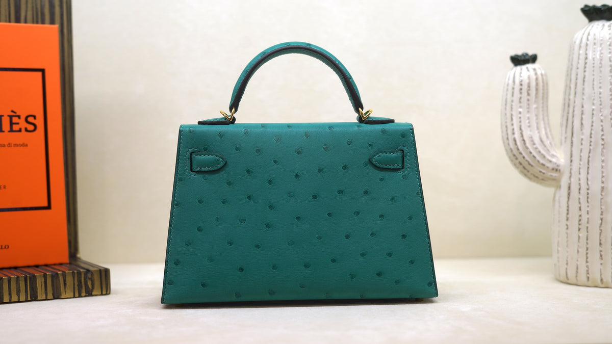 Hermès Kelly 20 Mini Ostrich — 10