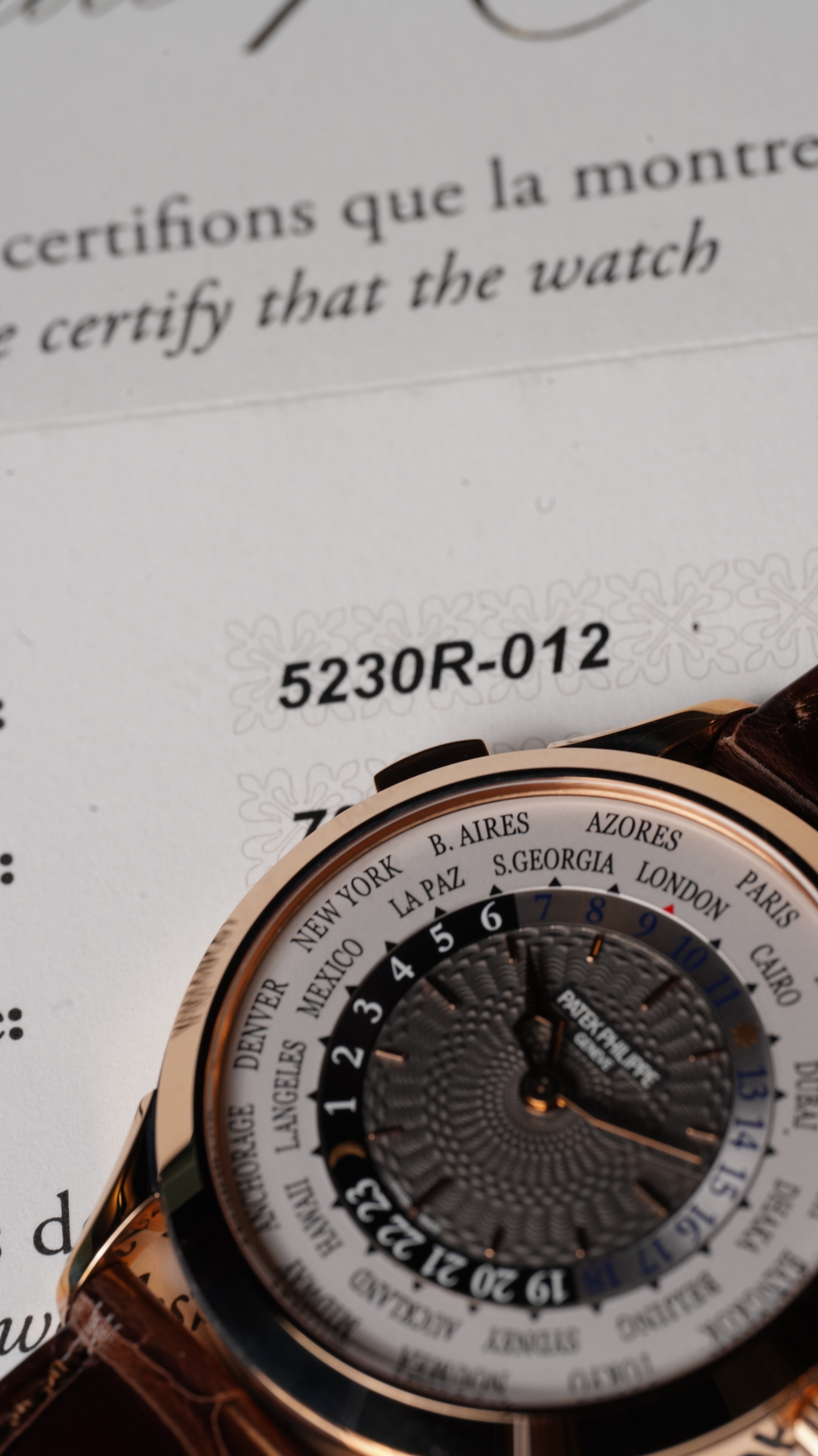 Patek Philippe World Time – Reference 5230R-001 (2020)