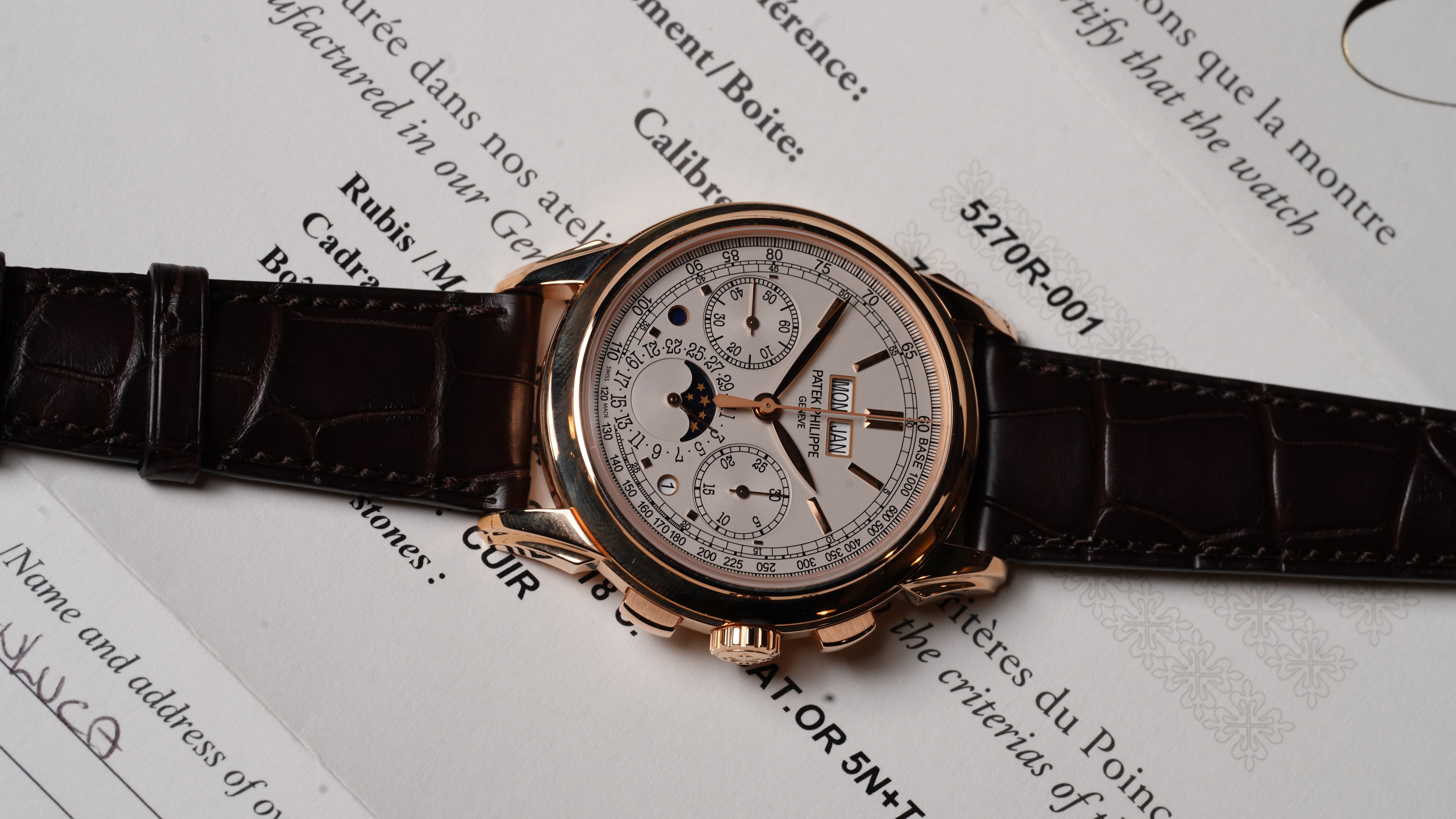 Patek Philippe Perpetual Calendar Chronograph – Reference 5270R-001 (2017)