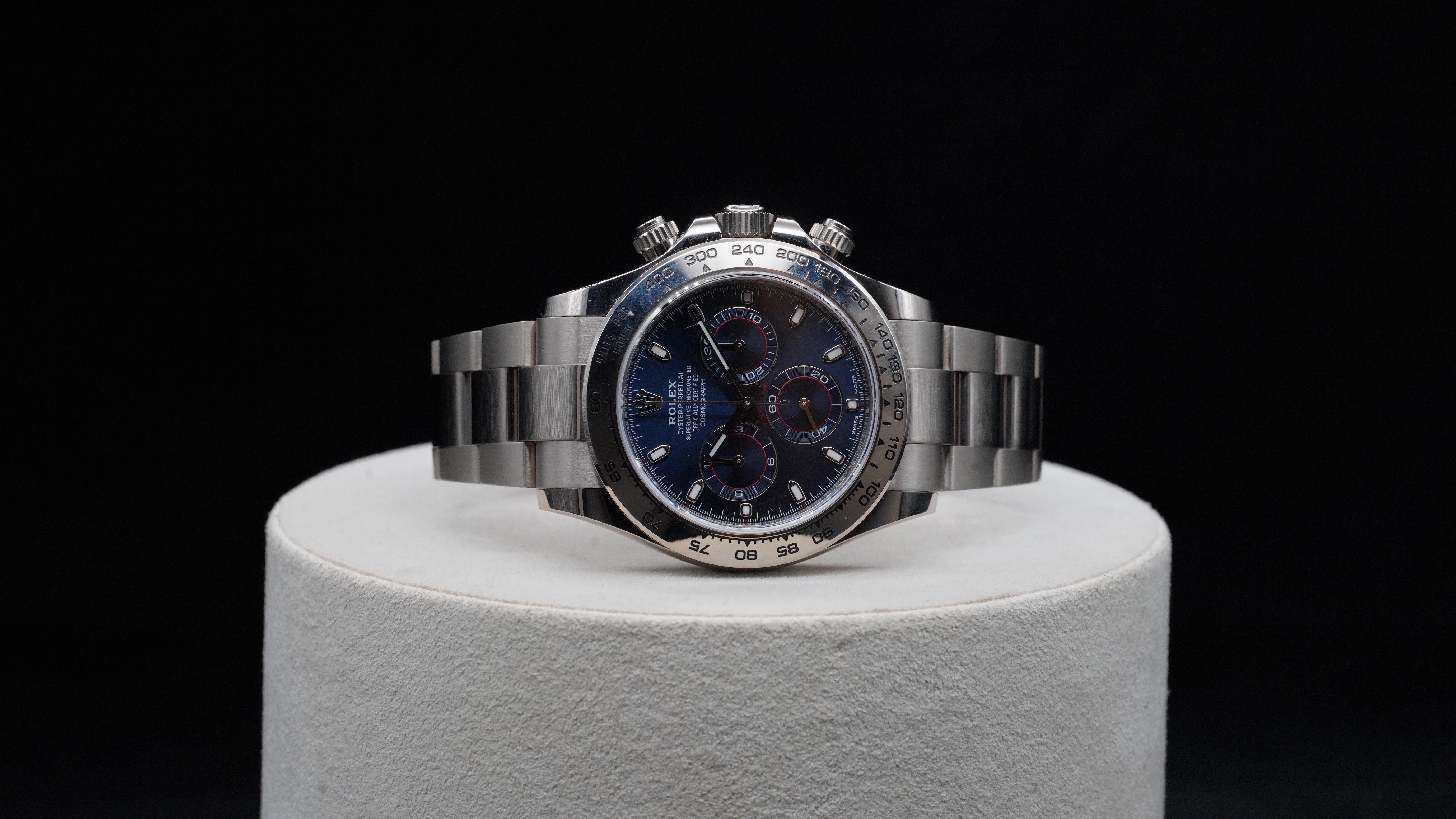 Rolex Daytona White Gold “Blue Racing” – Reference 116509 (2022)