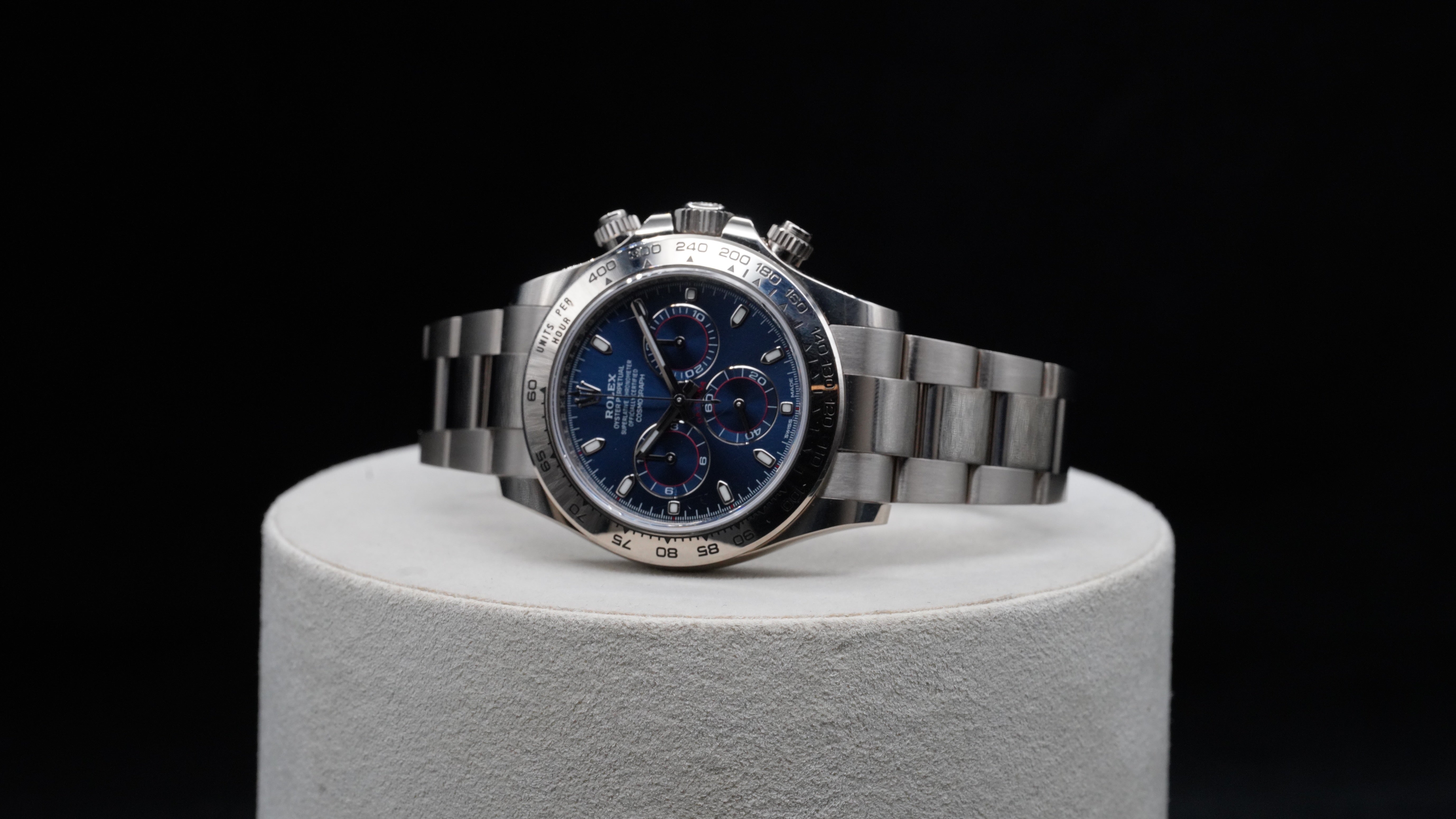 Rolex Daytona White Gold “Blue Racing” – Reference 116509 (2022)
