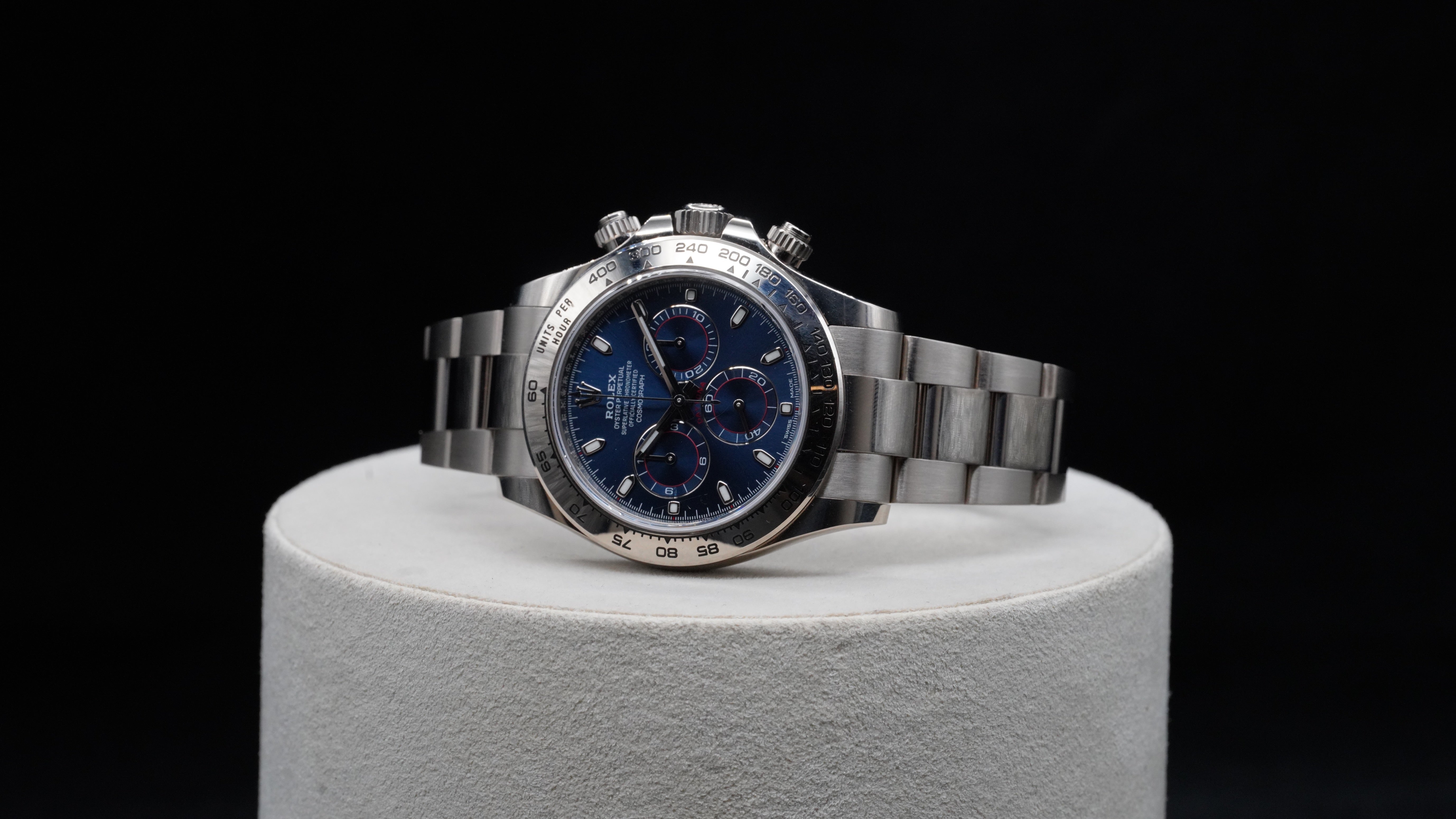 Rolex Daytona White Gold “Blue Racing” – Reference 116509 (2022)