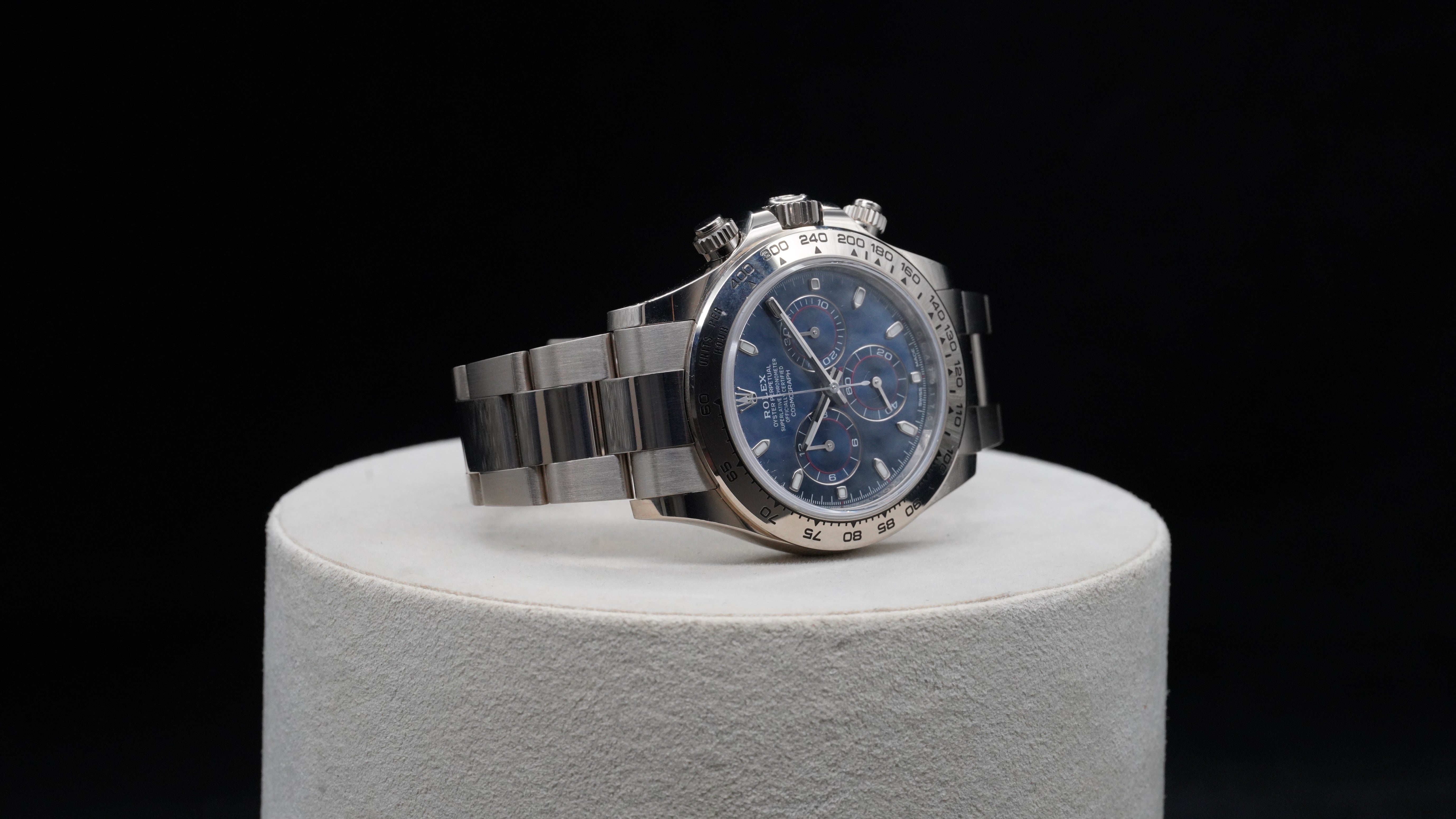 Rolex Daytona White Gold “Blue Racing” – Reference 116509 (2022)