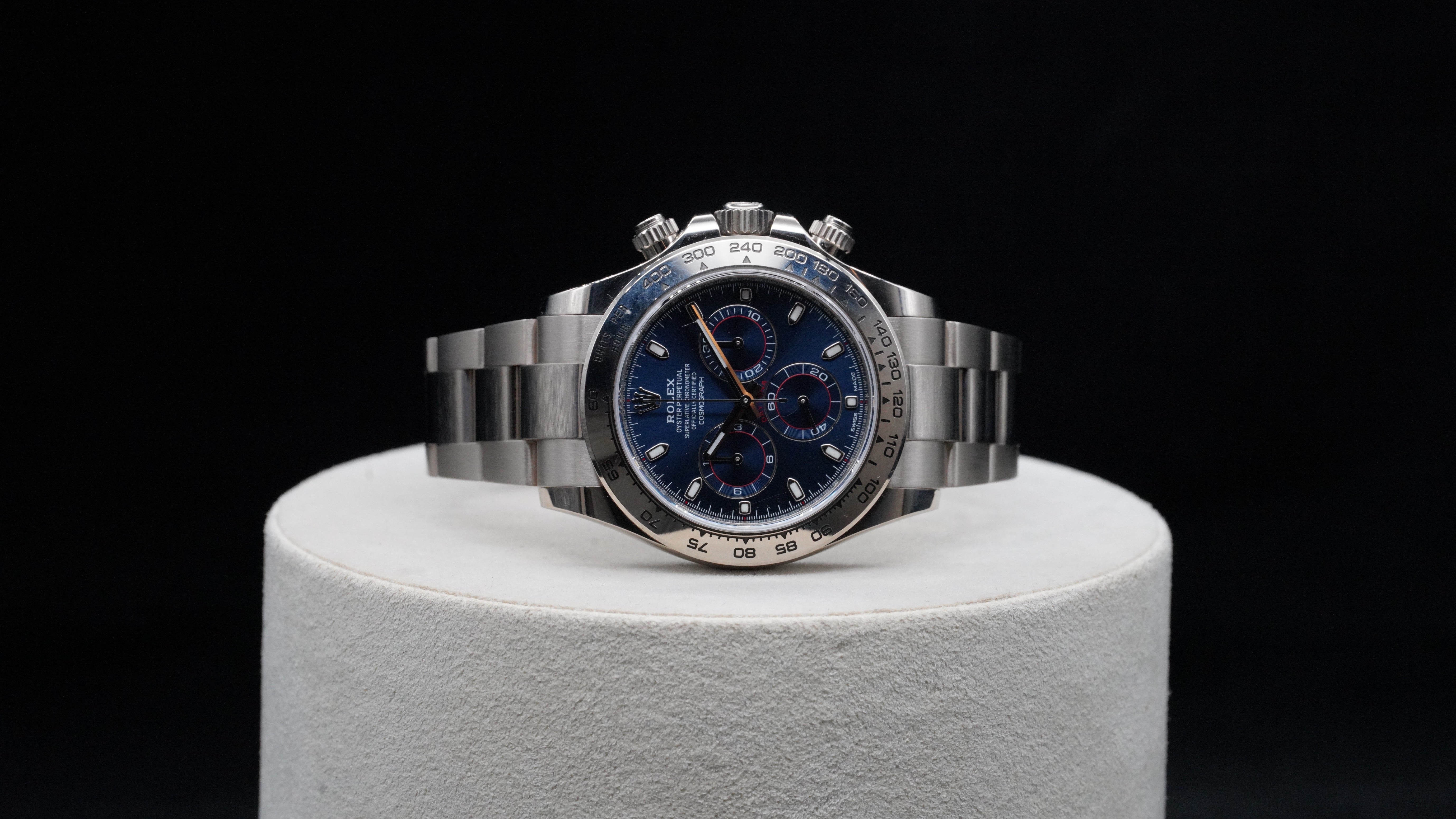 Rolex Daytona White Gold “Blue Racing” – Reference 116509 (2022)