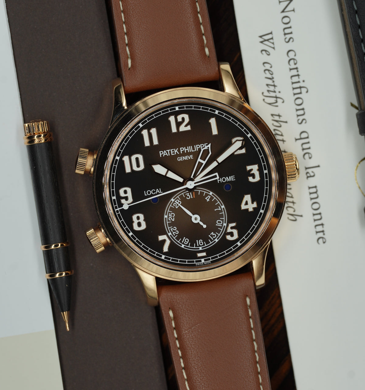 Patek Philippe Calatrava Pilot Travel Time – Ref. 5524R-001 (2021) — 2