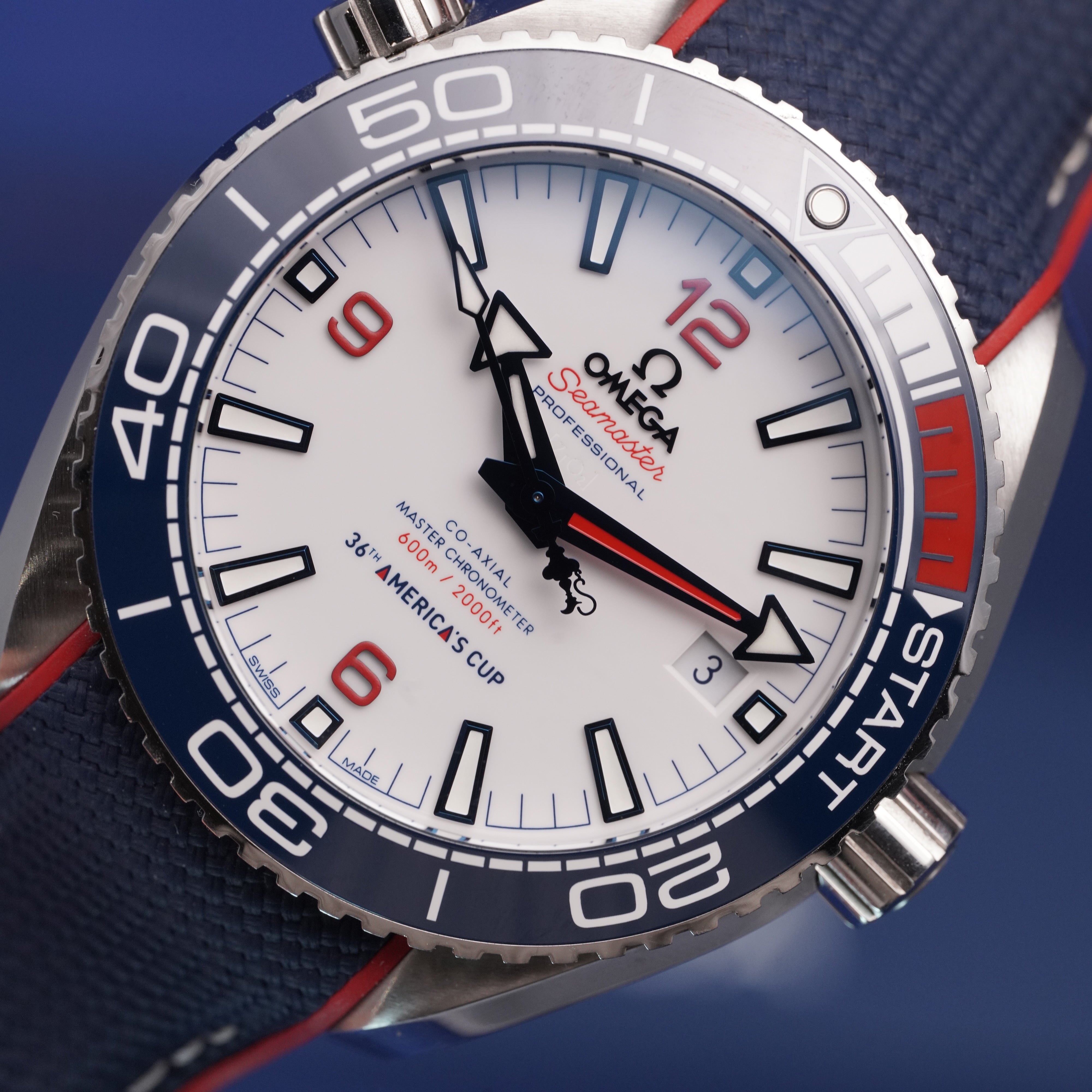 Omega Seamaster Planet Ocean – 36th America’s Cup – Ref. 215.32.43.21.04.001 (2020)