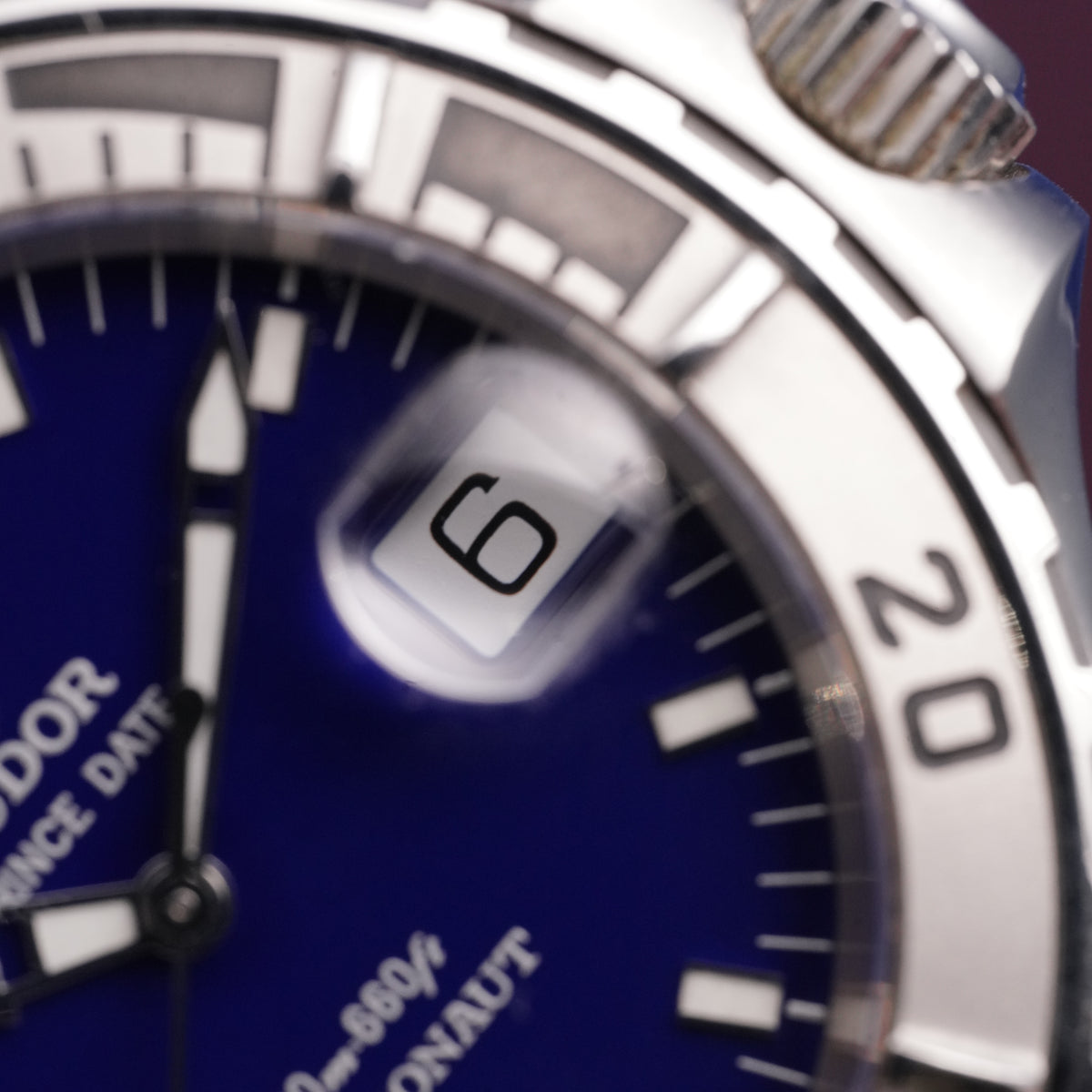 Tudor Prince Date Hydronaut – Ref. 89190 – Blue Dial (2000) — 5