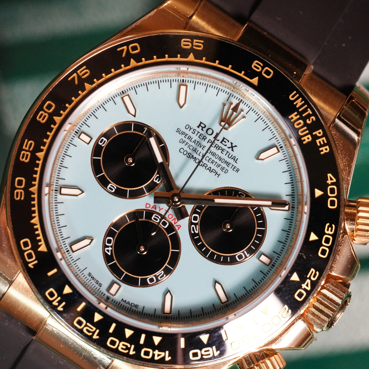 Rolex Cosmograph Daytona – Ref. 126518LN – Turquoise Dial (2025) — 3