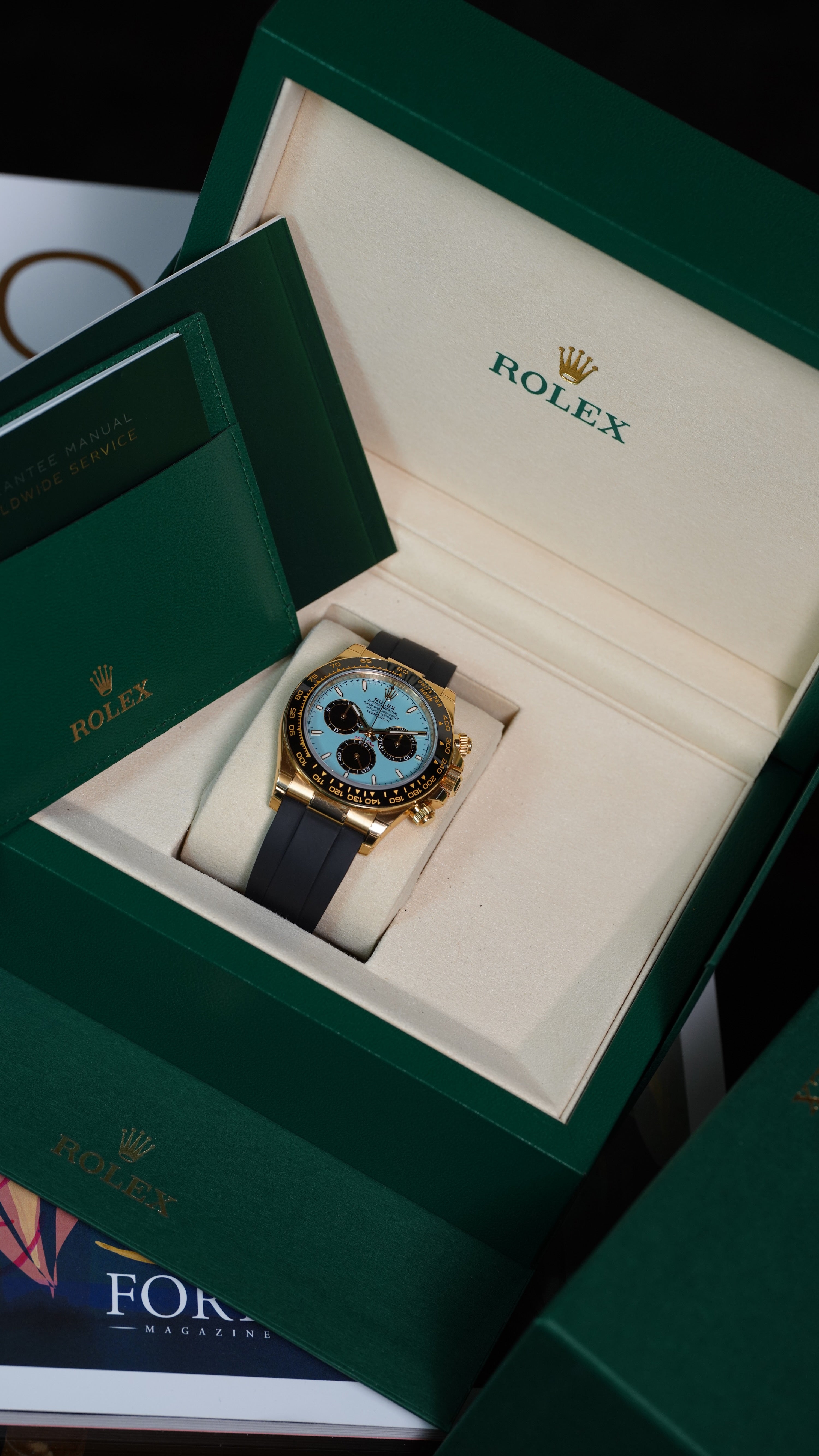 Rolex Cosmograph Daytona – Ref. 126518LN – Turquoise Dial (2025)