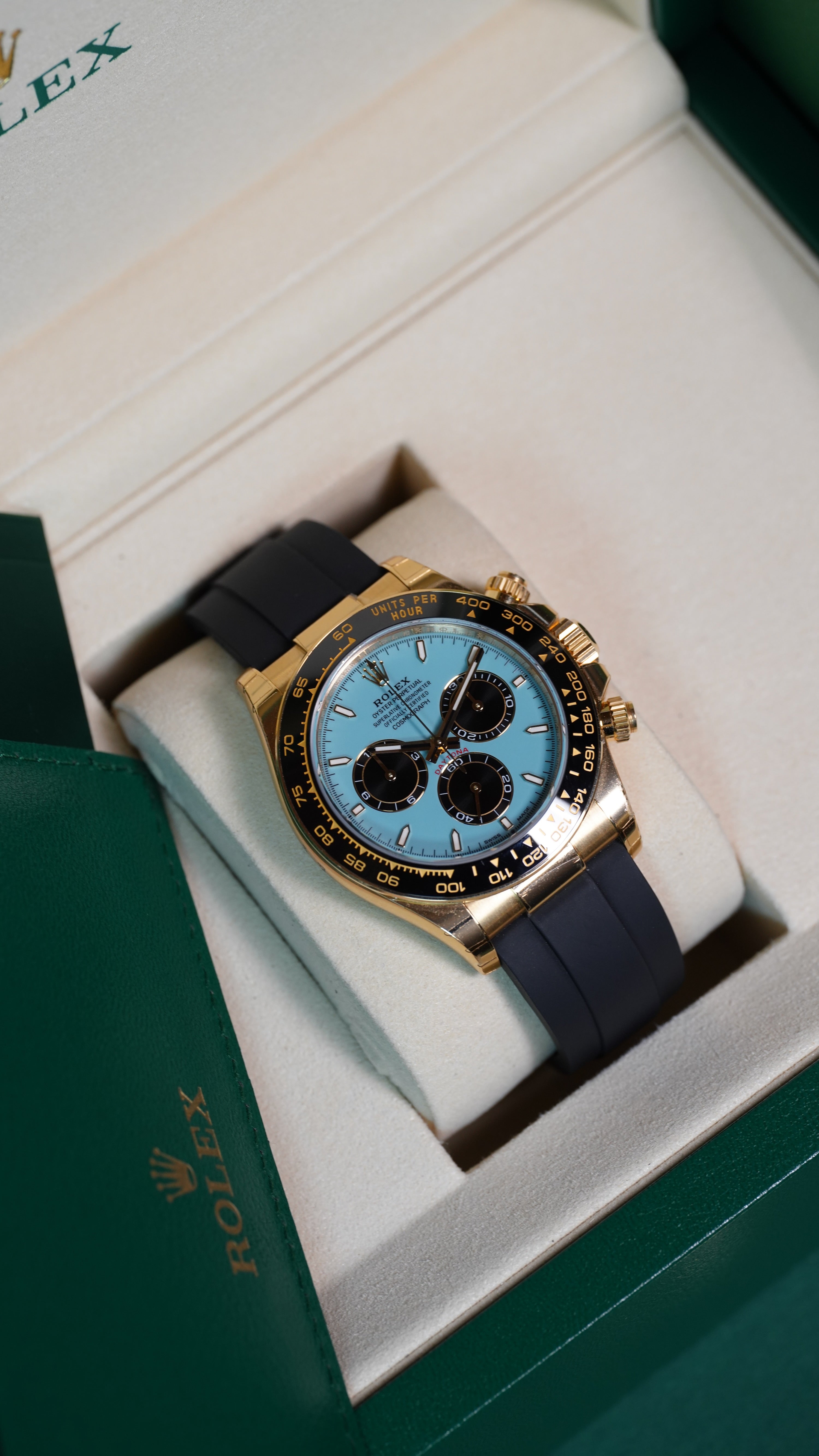 Rolex Cosmograph Daytona – Ref. 126518LN – Turquoise Dial (2025)