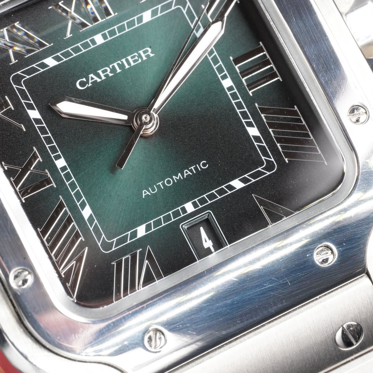 Cartier Santos Large Green Dial – Ref. WSSA0062 — 5