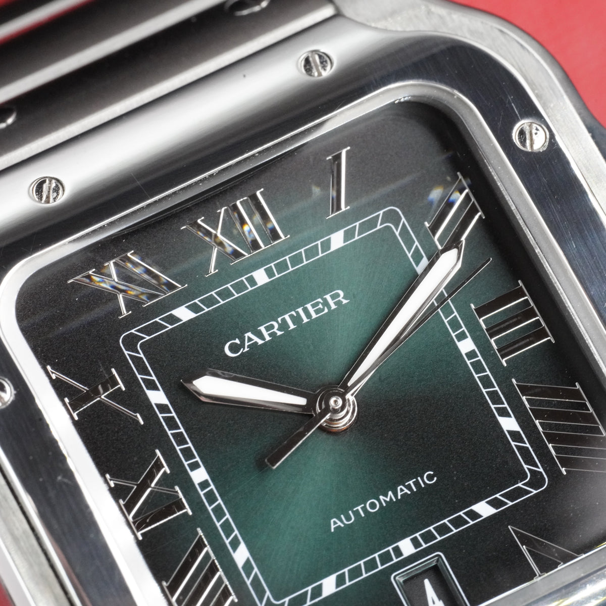 Cartier Santos Large Green Dial – Ref. WSSA0062 — 6