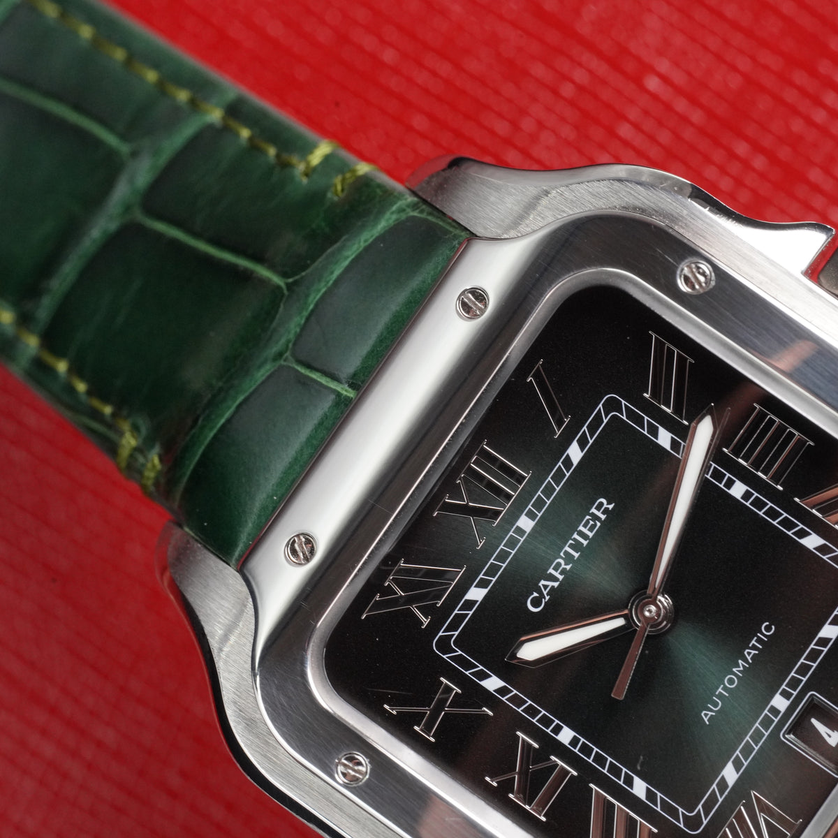 Cartier Santos Large Green Dial – Ref. WSSA0062 — 13