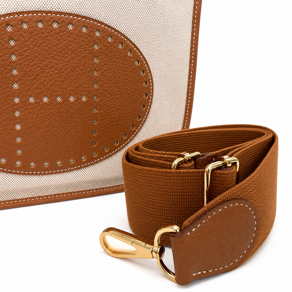 EVELYNE 28 BAG IN CANVAS AND TAURILLON CLEMENCE — 2