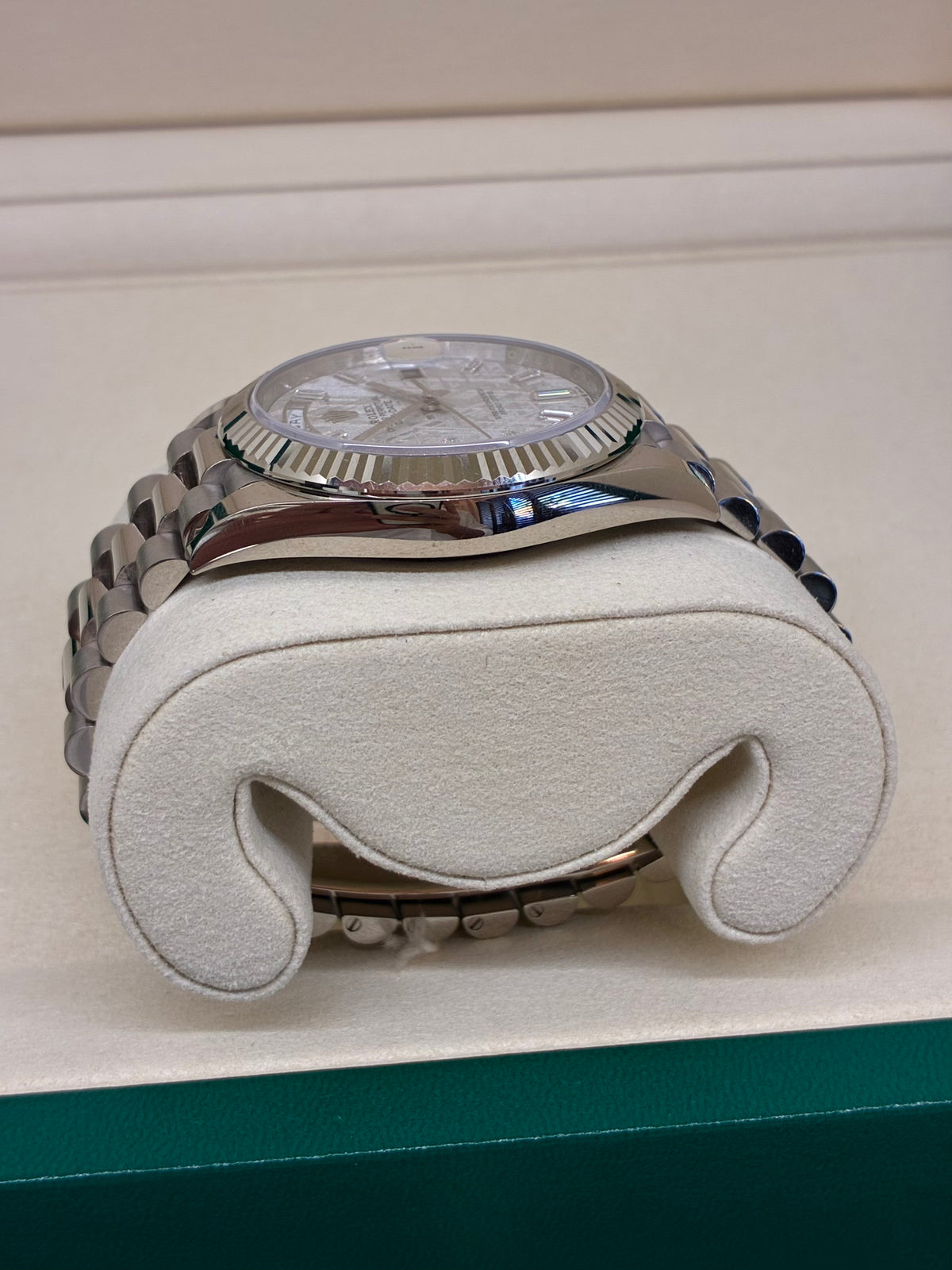 Rolex Day Date Meteorite Dial White Gold Full Set 2018 — 3