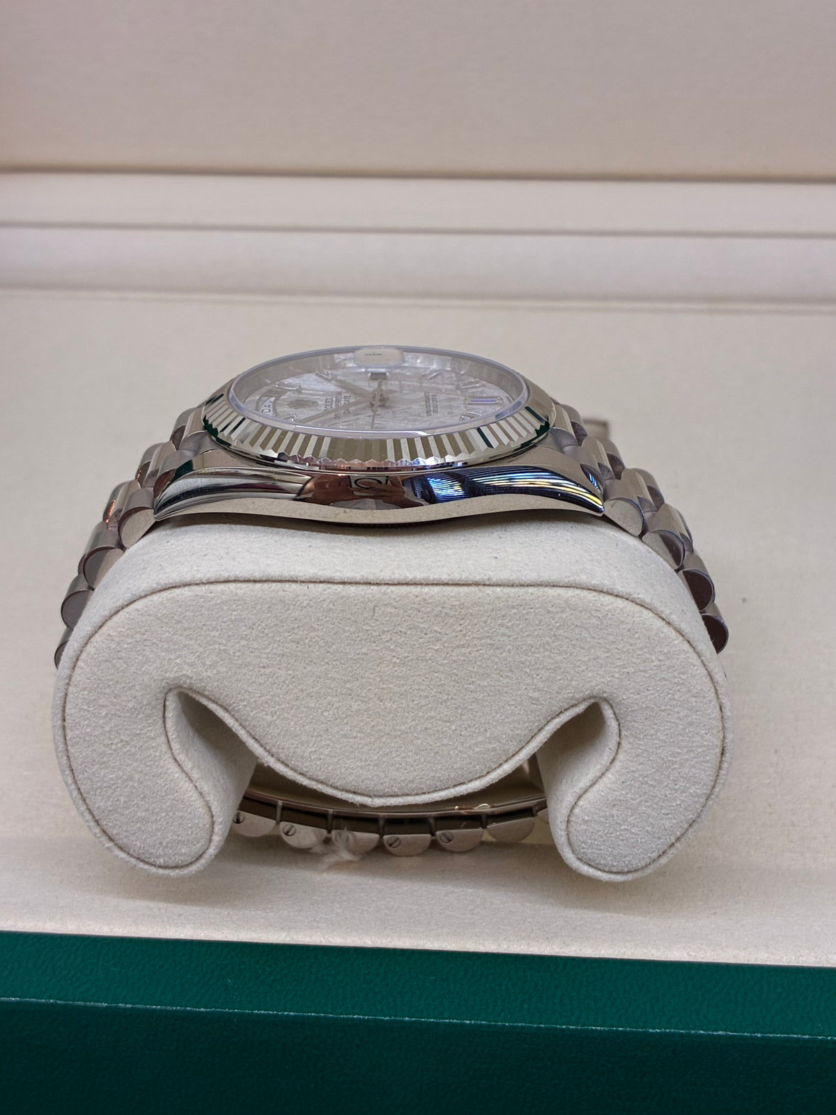 Rolex Day Date Meteorite Dial White Gold Full Set 2018 — 5